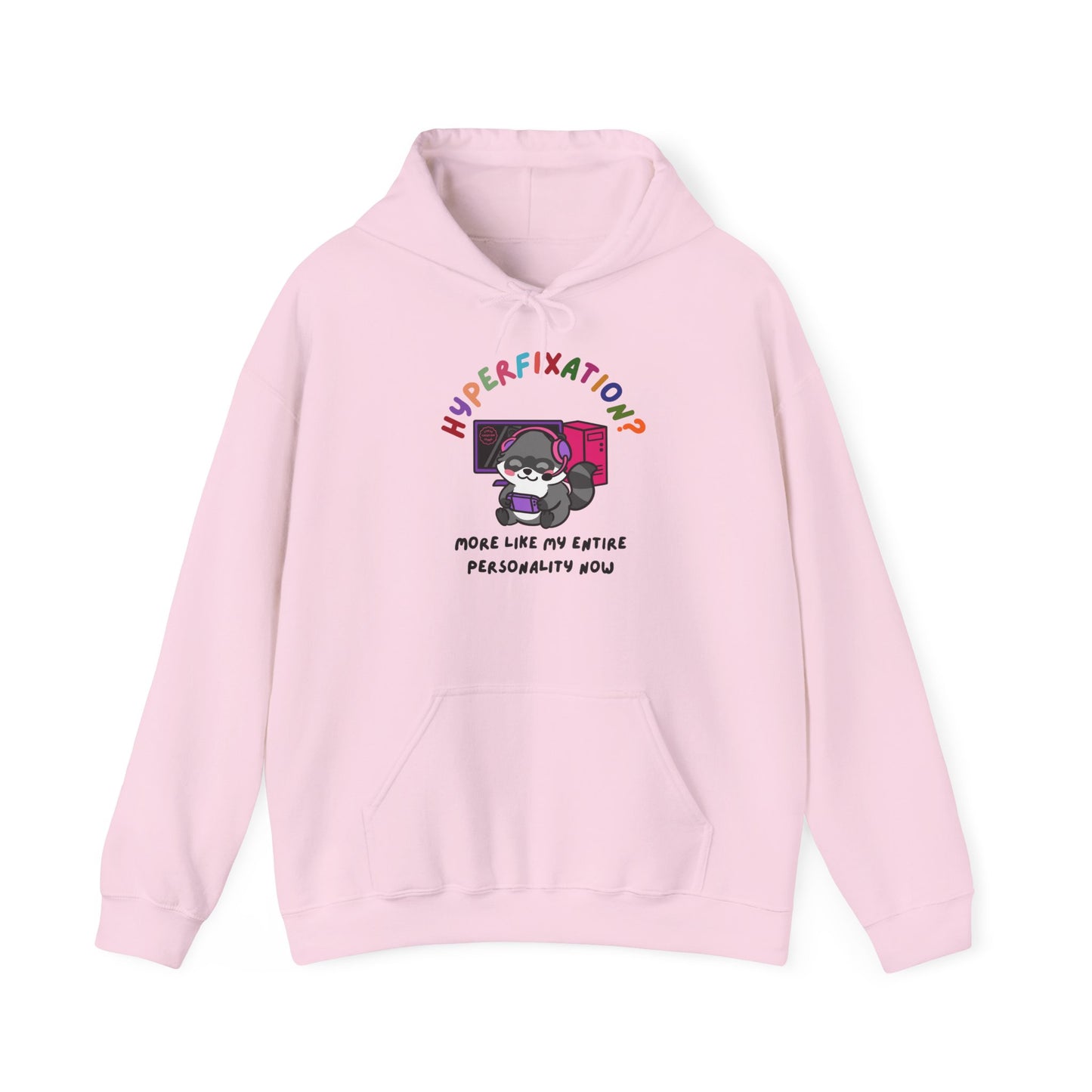 Hyperfixation Gaming Raccoon Hoodie - Multiple Colours
