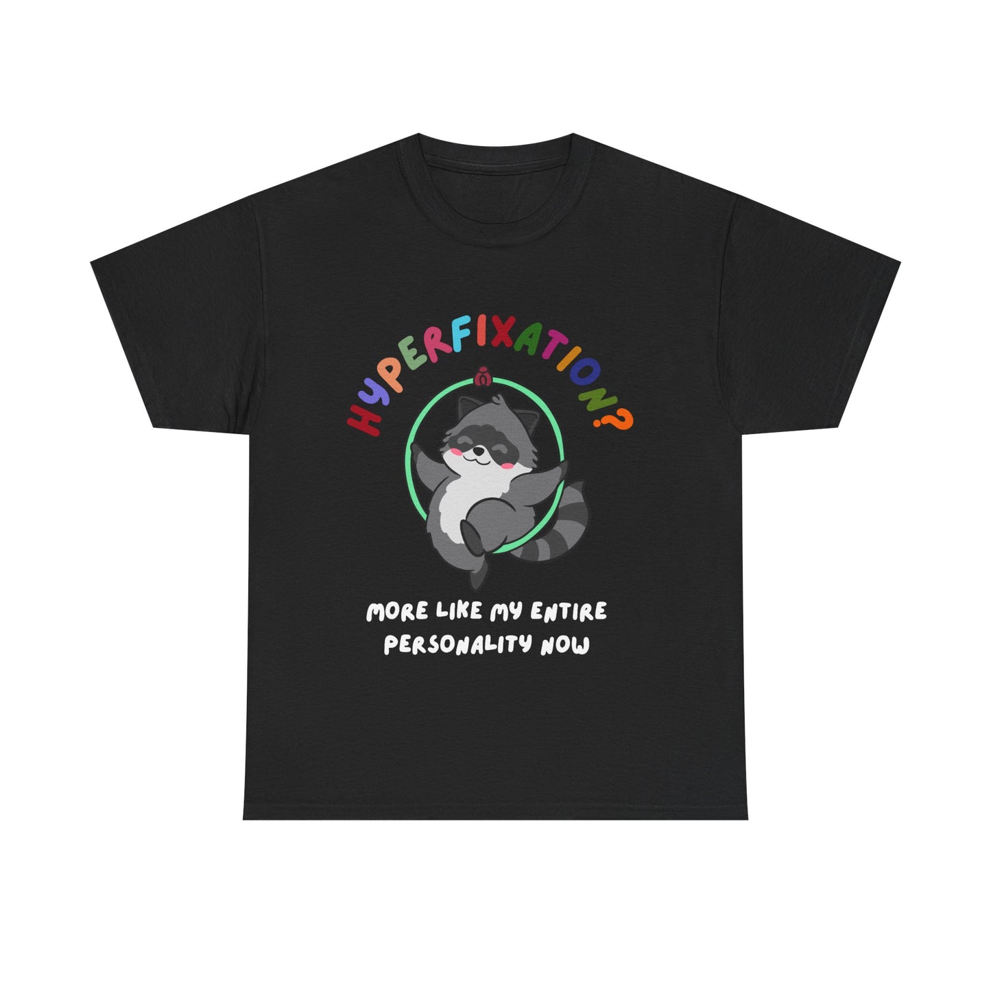 Hyperfixation Aerial Hoop Raccoon T-Shirt - Multiple Colours