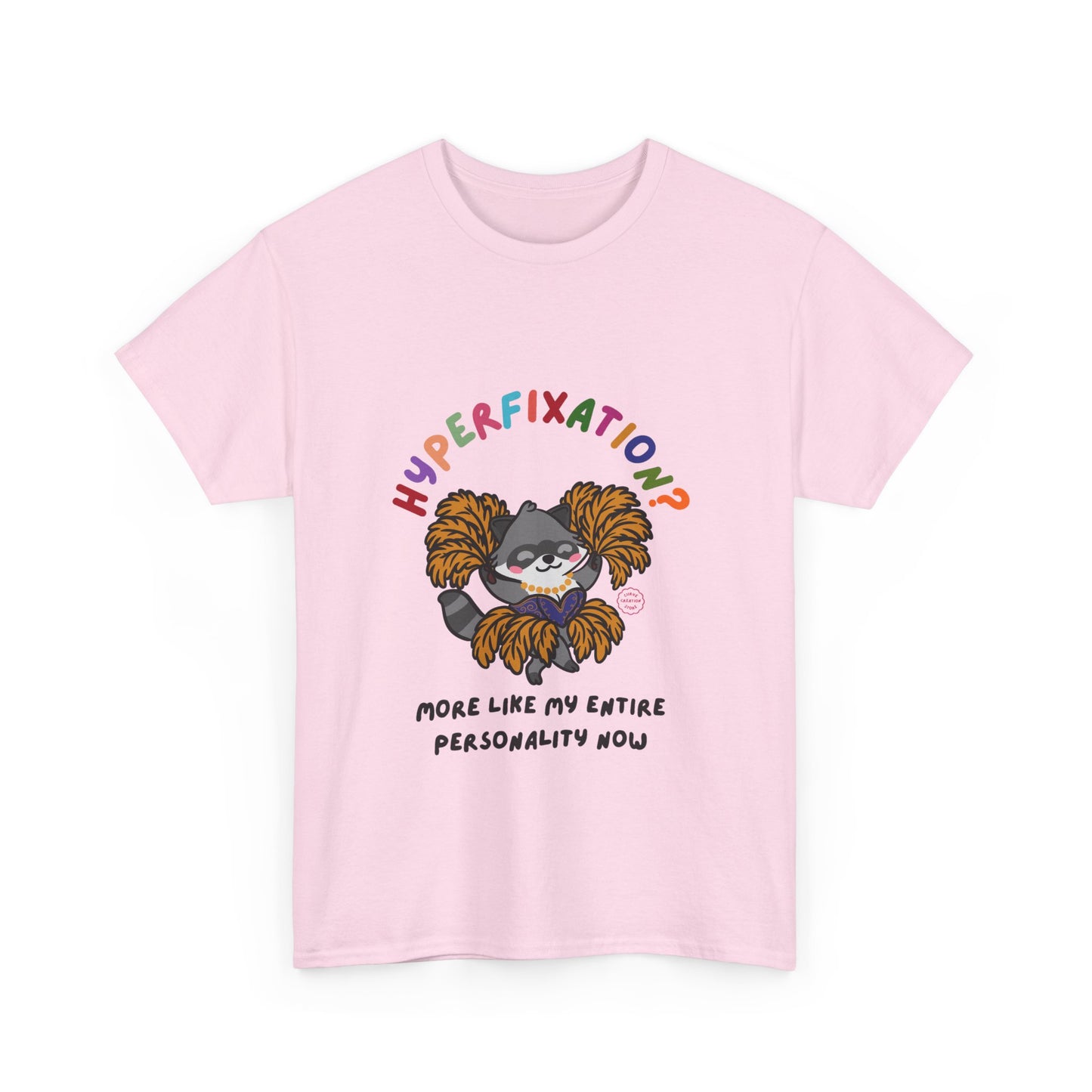 Hyperfixation Burlesque Raccoon T-Shirt - Multiple Colours