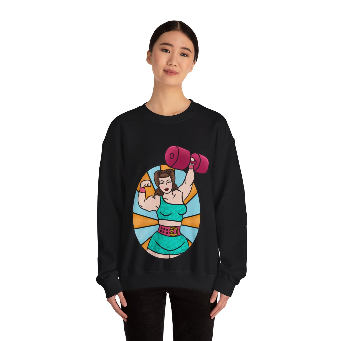 Pinup Strongwoman Unisex Heavy Blend™ Crewneck Sweatshirt