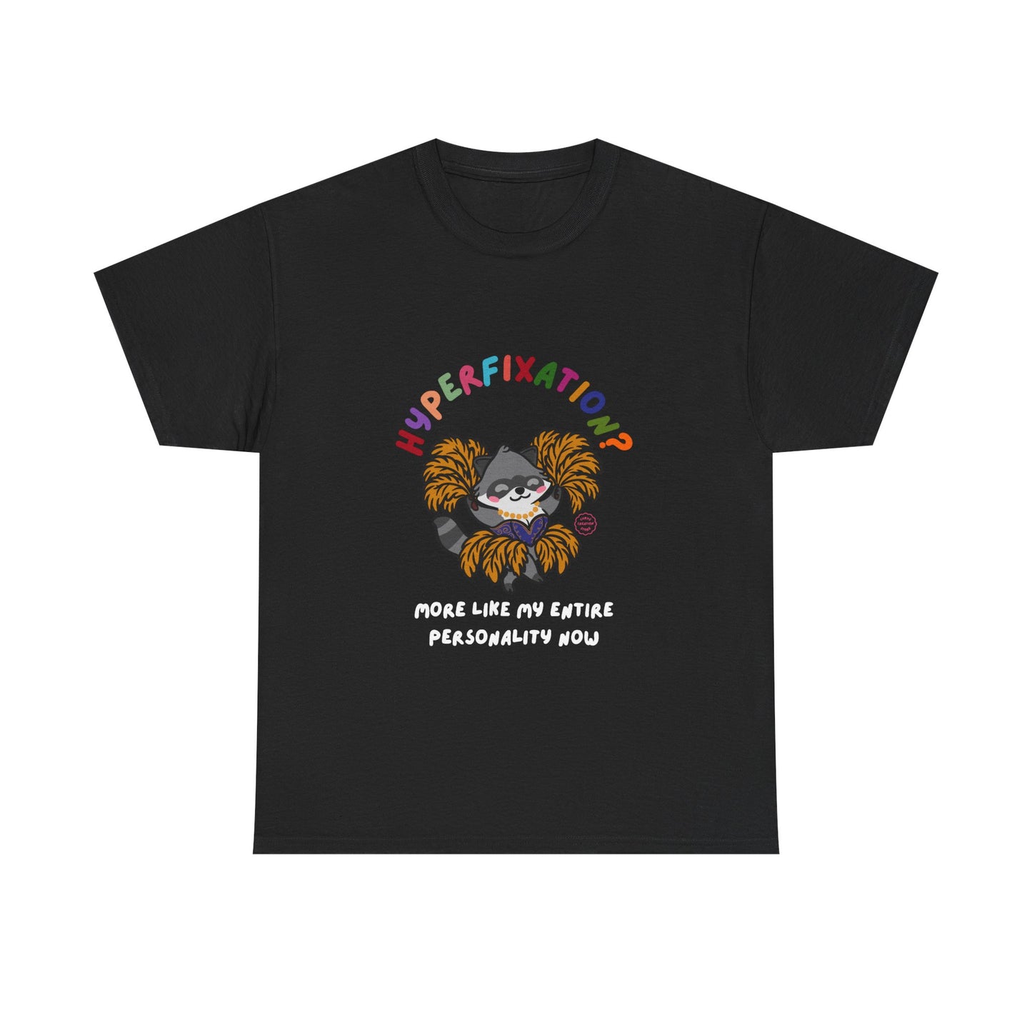 Hyperfixation Burlesque Raccoon T-Shirt - Multiple Colours