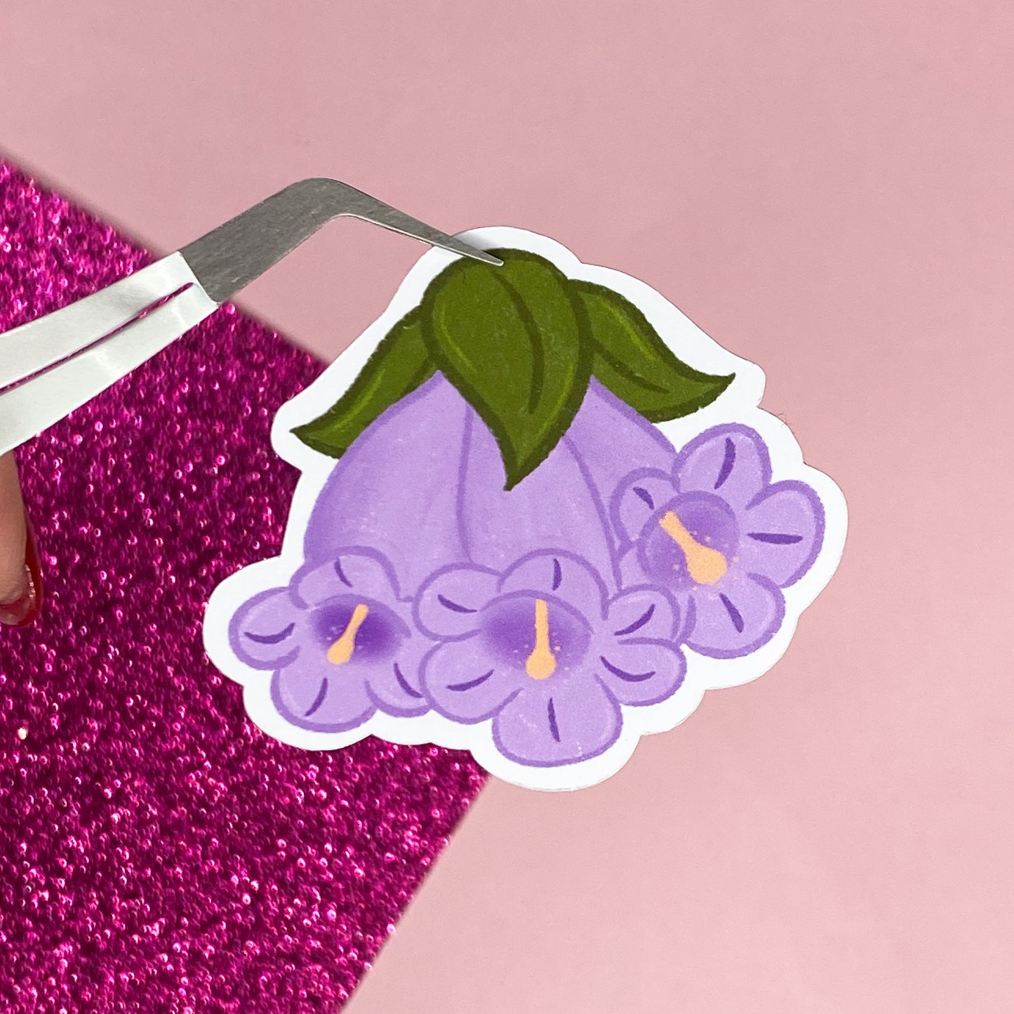 Purple Jacaranda Flower Sticker