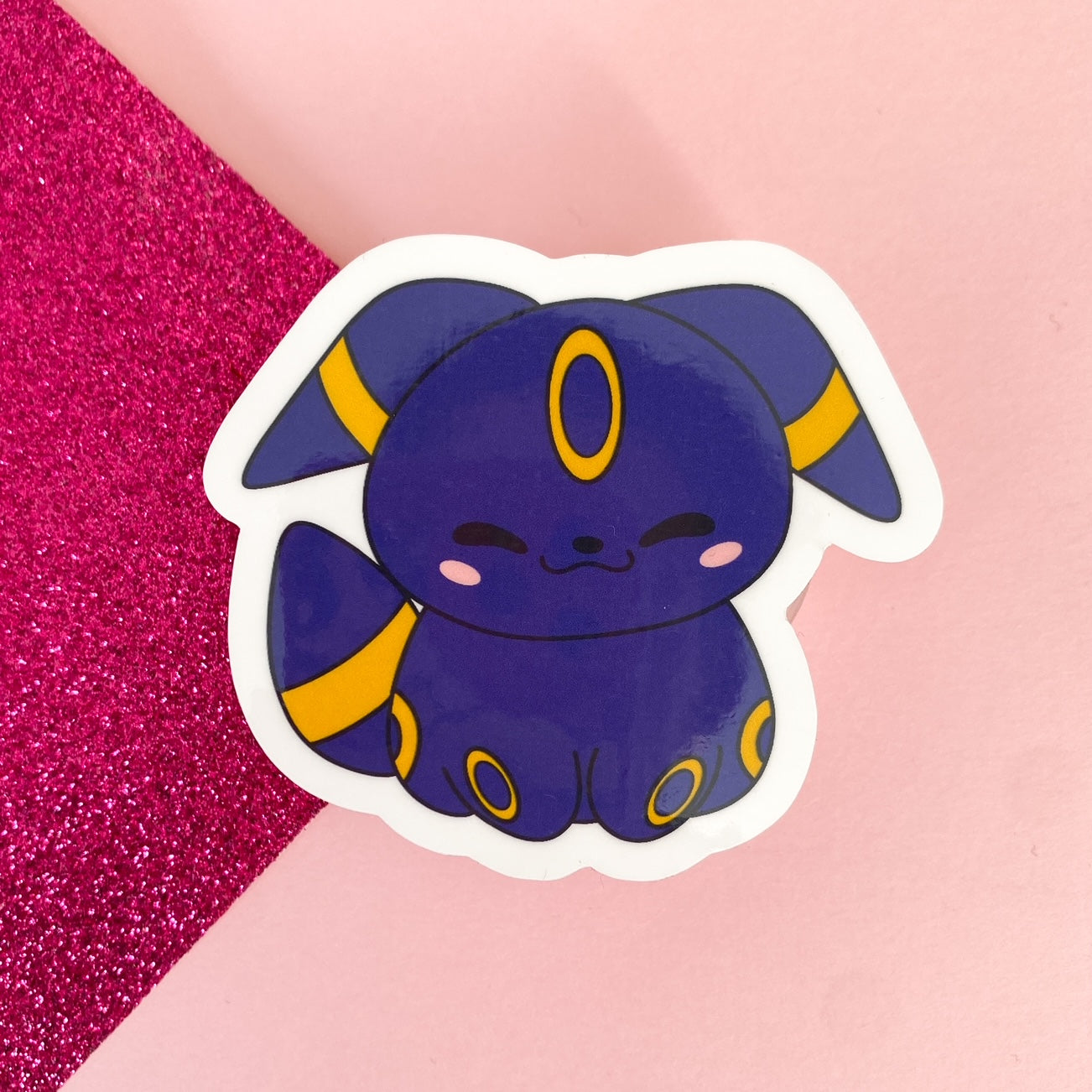 Chibi Anime Dark Fox Sticker