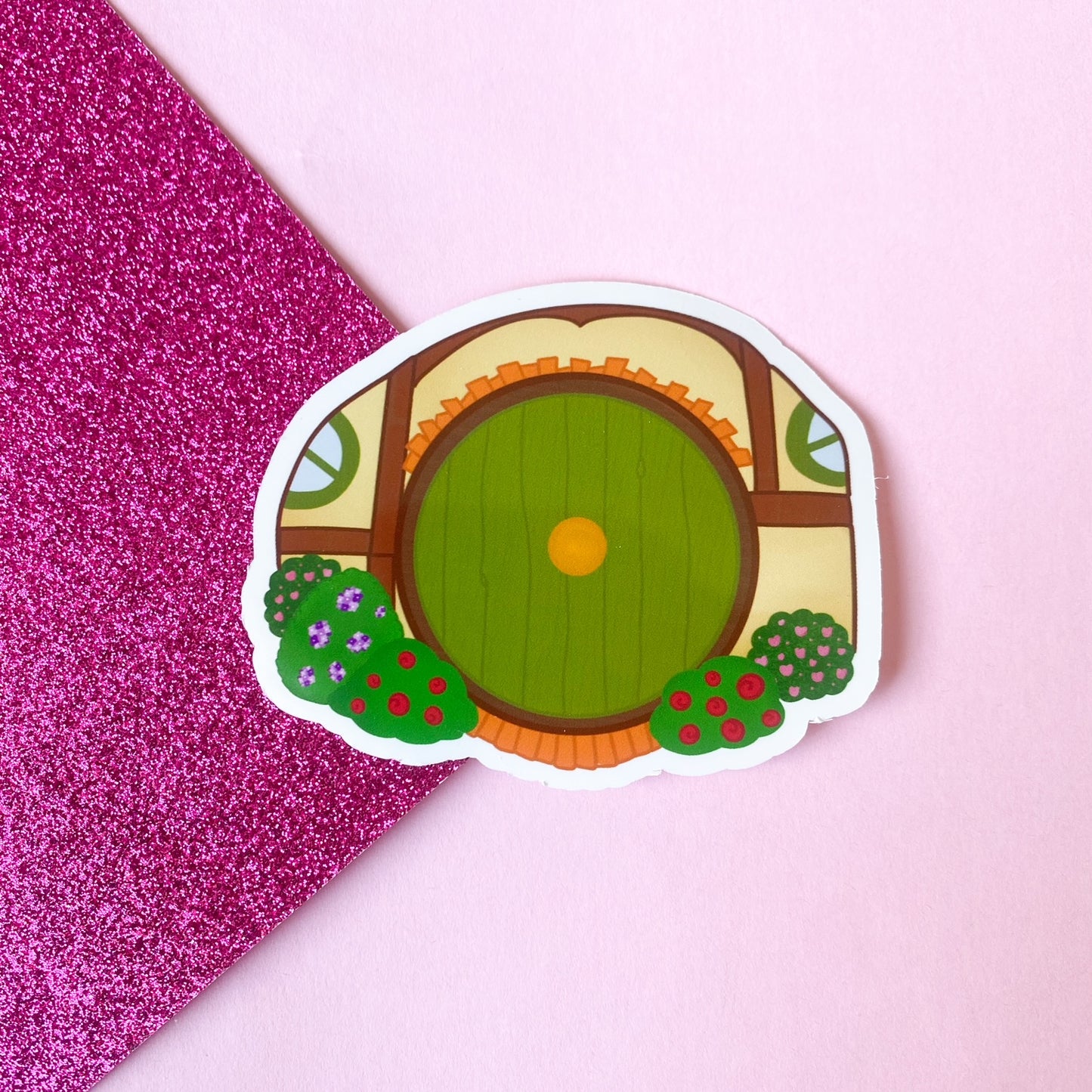 Round Fantasy Door Sticker