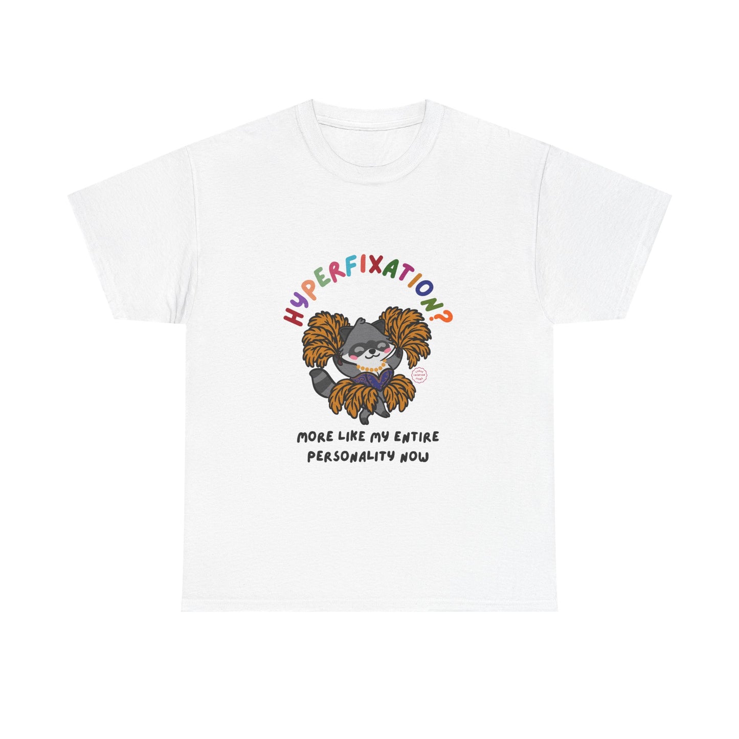 Hyperfixation Burlesque Raccoon T-Shirt - Multiple Colours