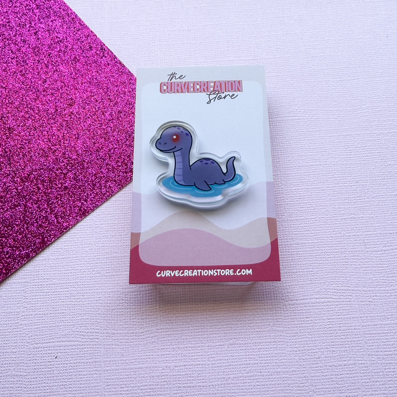Loch Ness Monster 'Nessie' Acrylic Pin