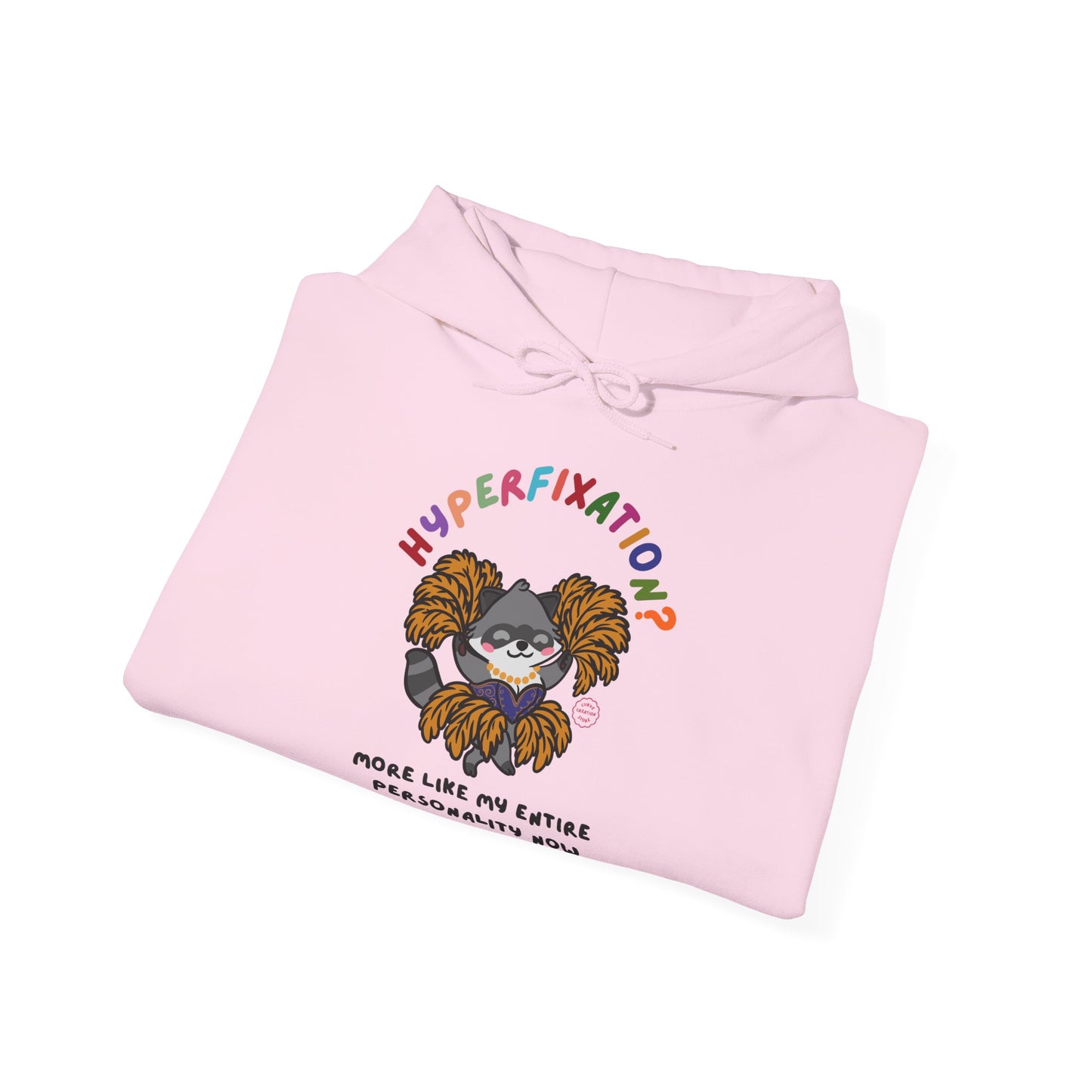 Hyperfixation Burlesque Raccoon Hoodie - Multiple Colours