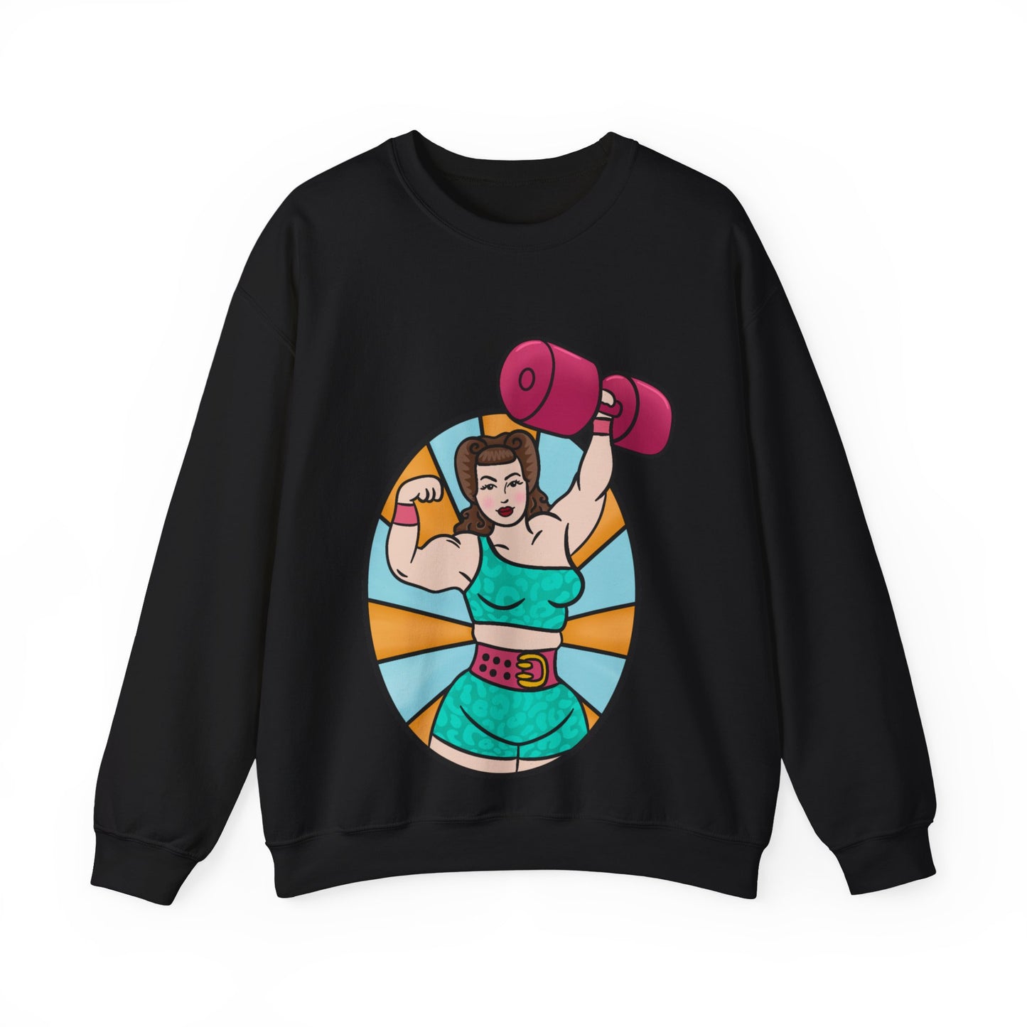 Pinup Strongwoman Unisex Heavy Blend™ Crewneck Sweatshirt
