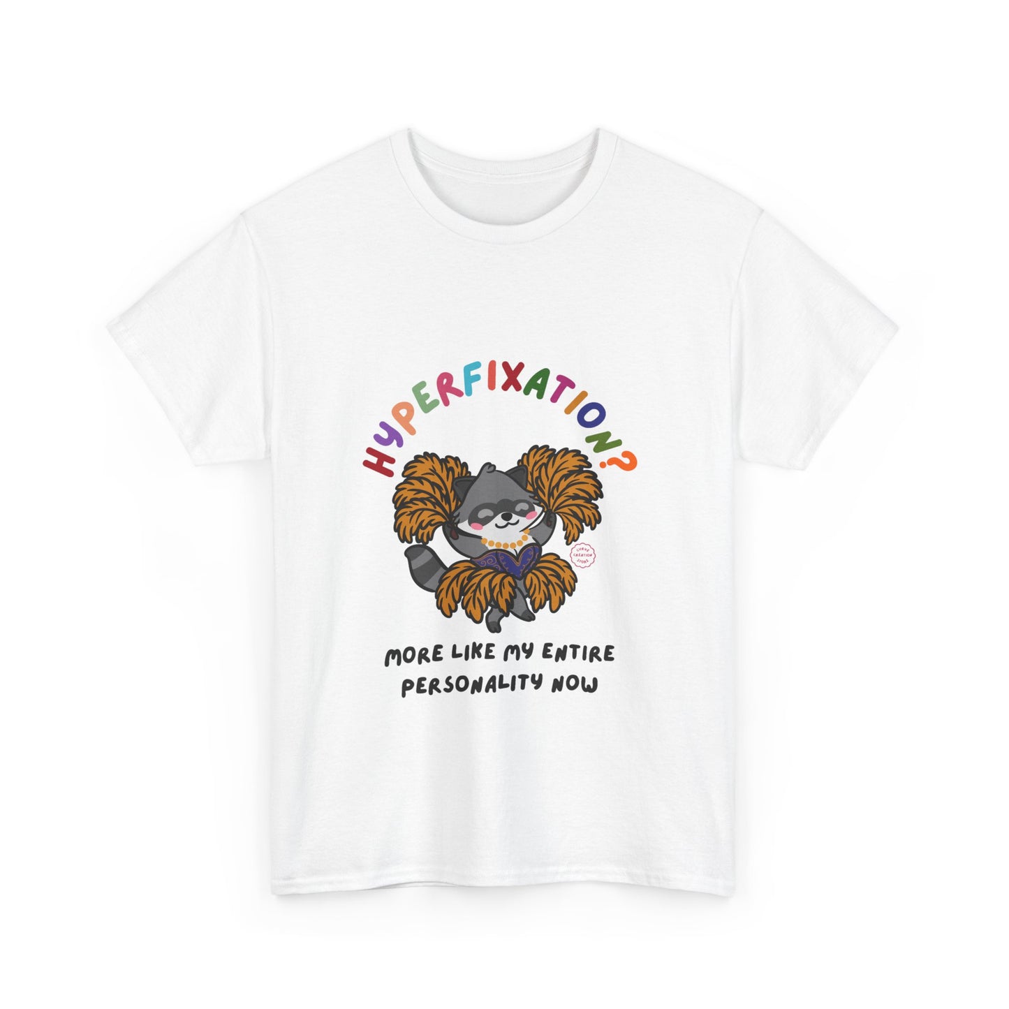 Hyperfixation Burlesque Raccoon T-Shirt - Multiple Colours