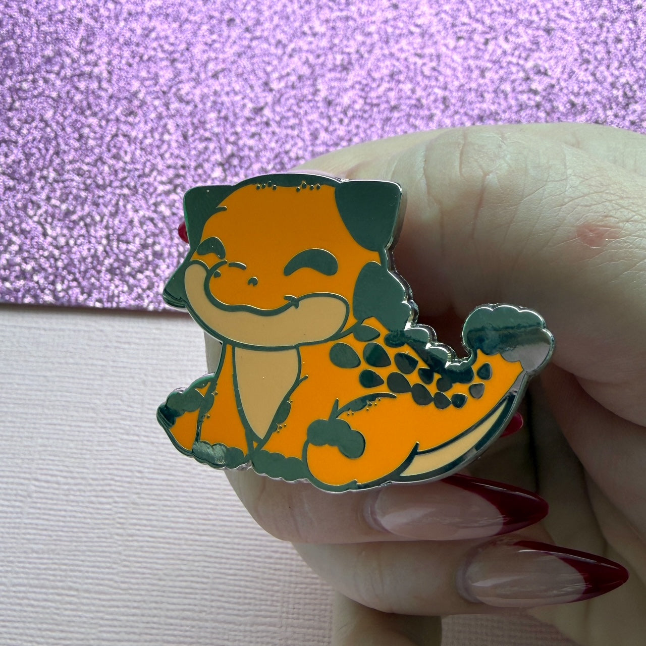 Cute Ankylosaurus Enamel Pin