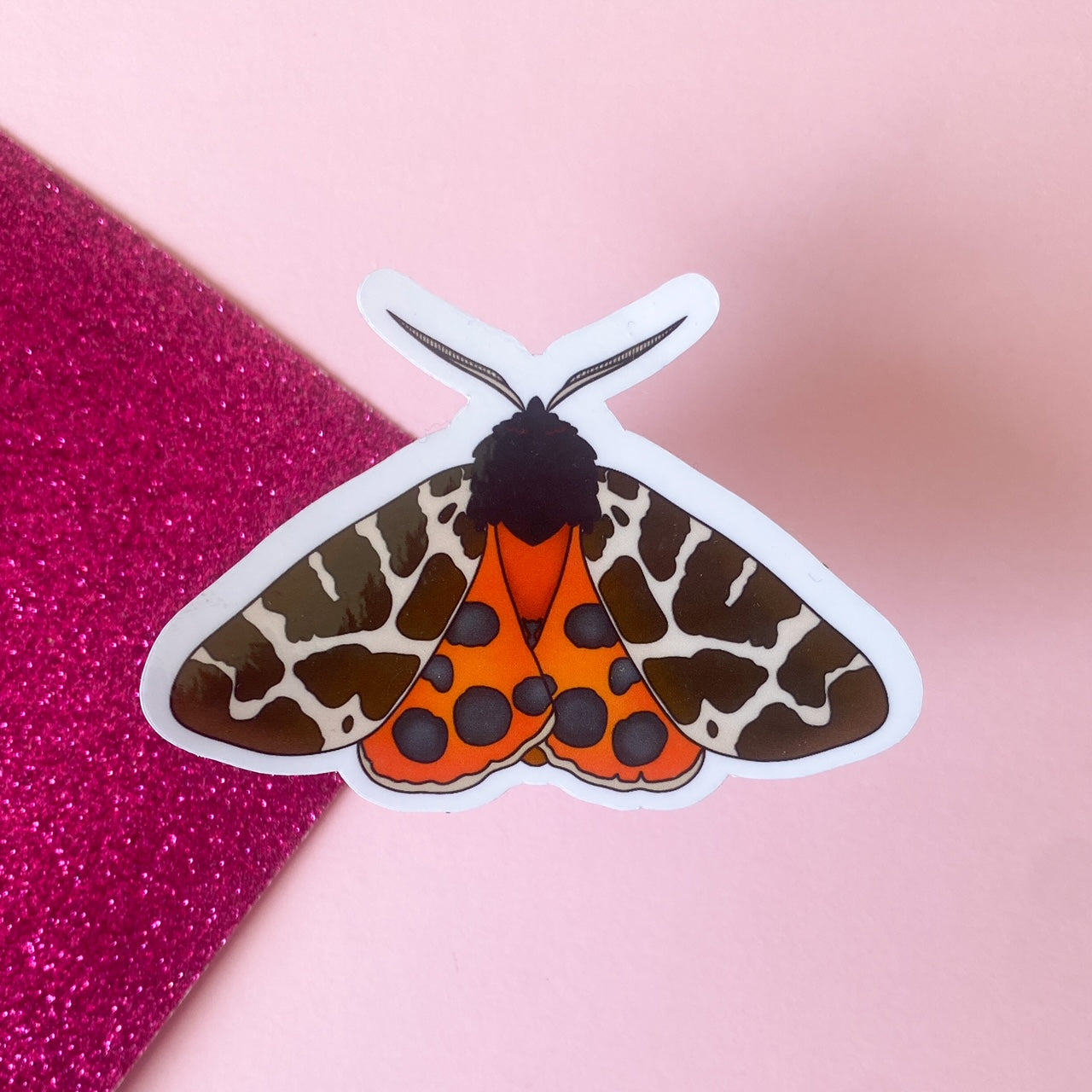 Garden Tiger Moth Sticker