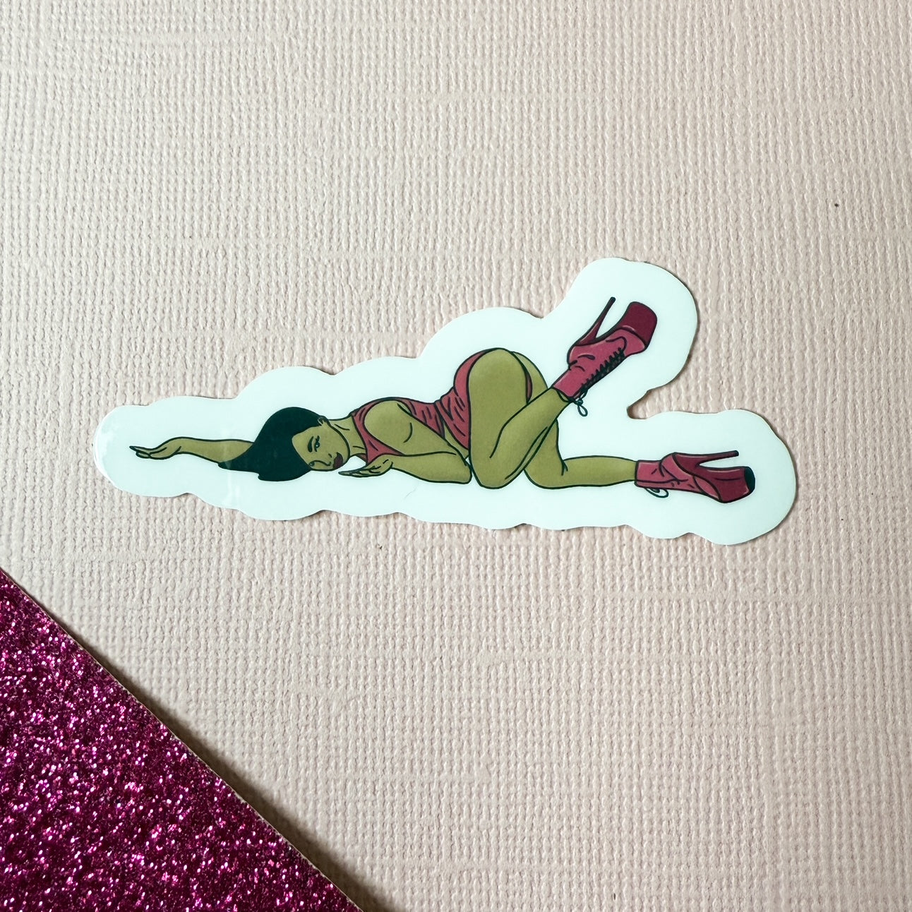 Floor Flow Queen Sticker