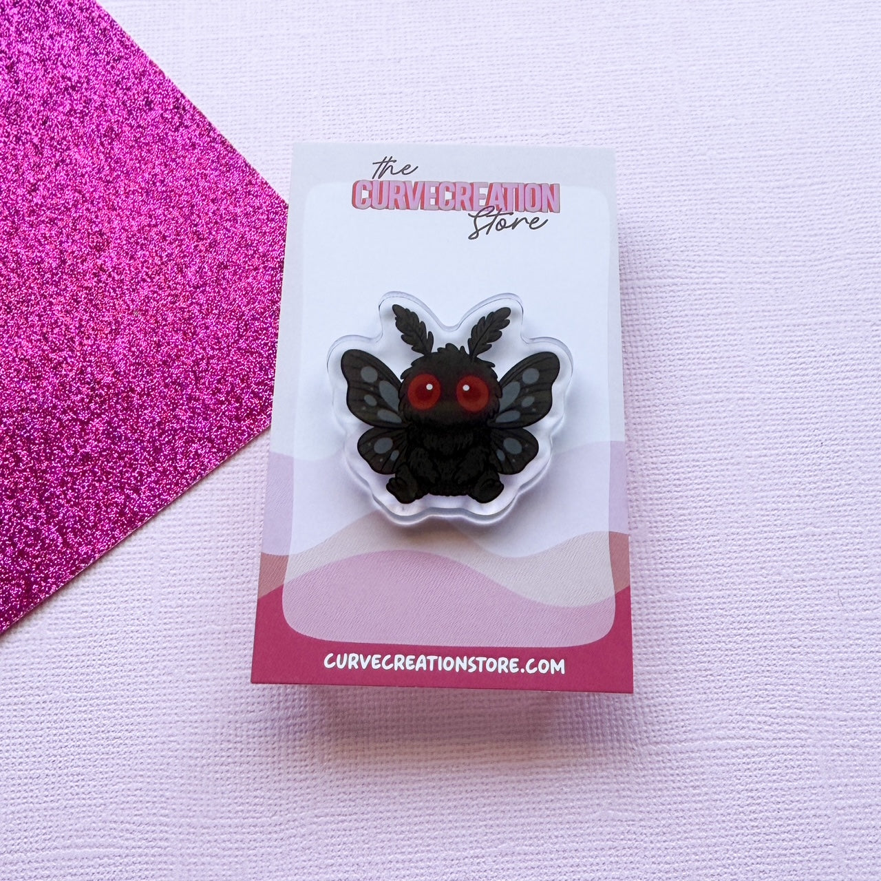 Mothman Acrylic Pin