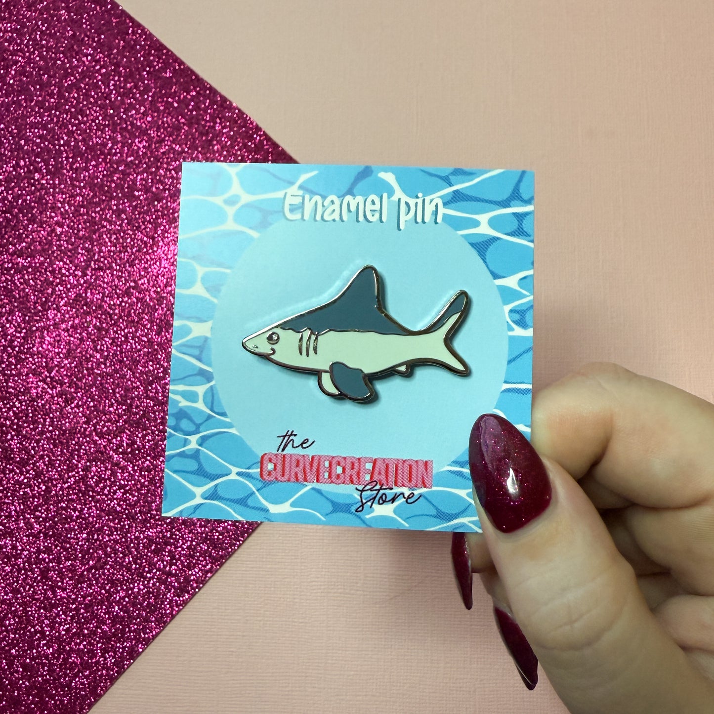 Mako Shark Enamel Pin