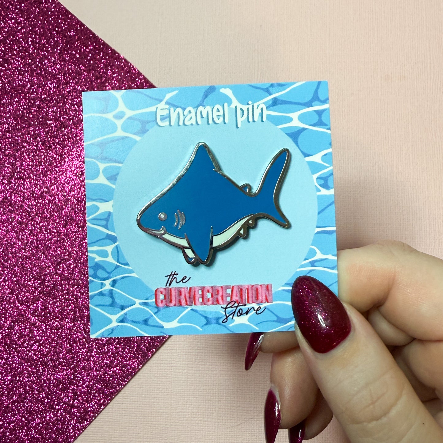 Bull Shark Enamel Pin