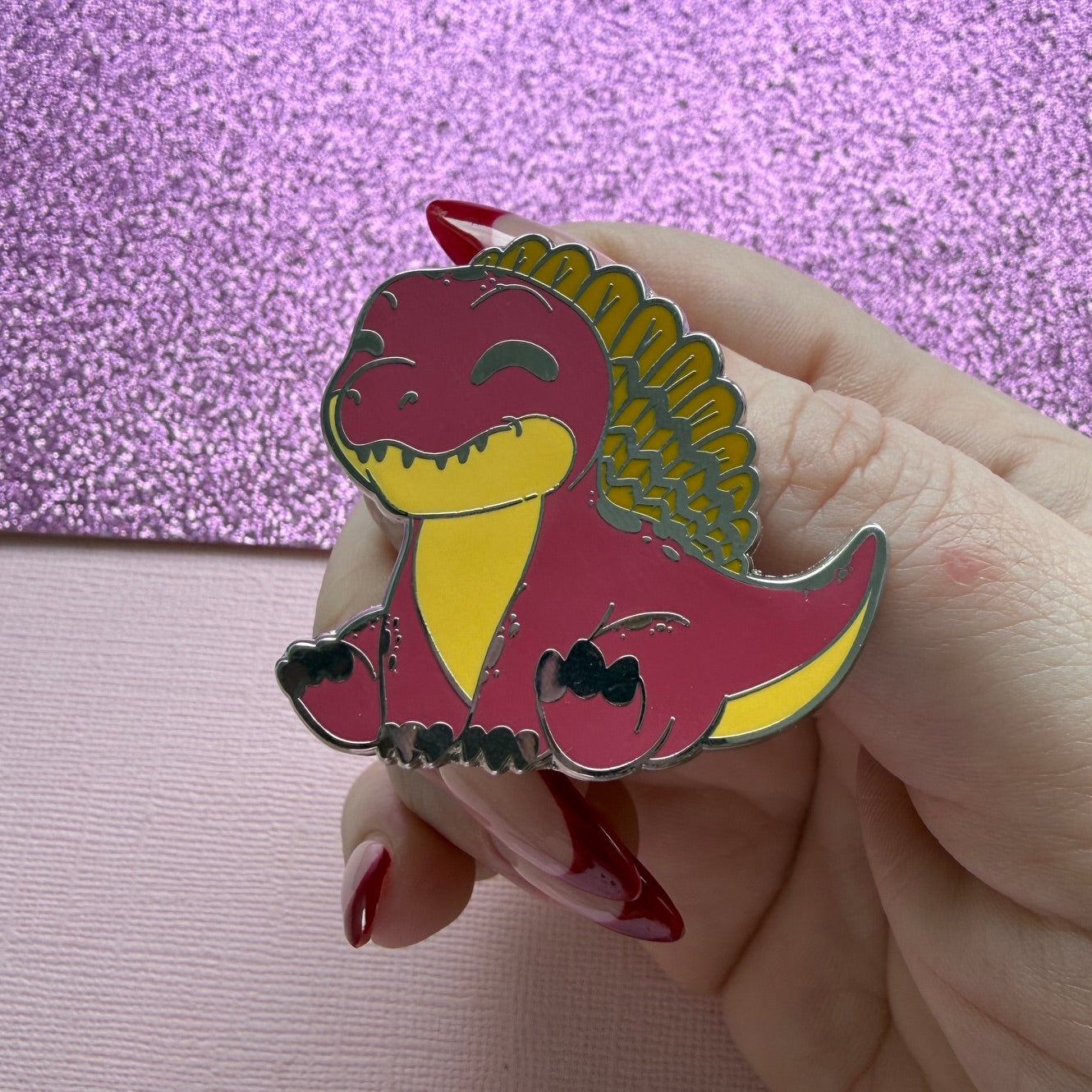 Cute Spinosaurus Enamel Pin