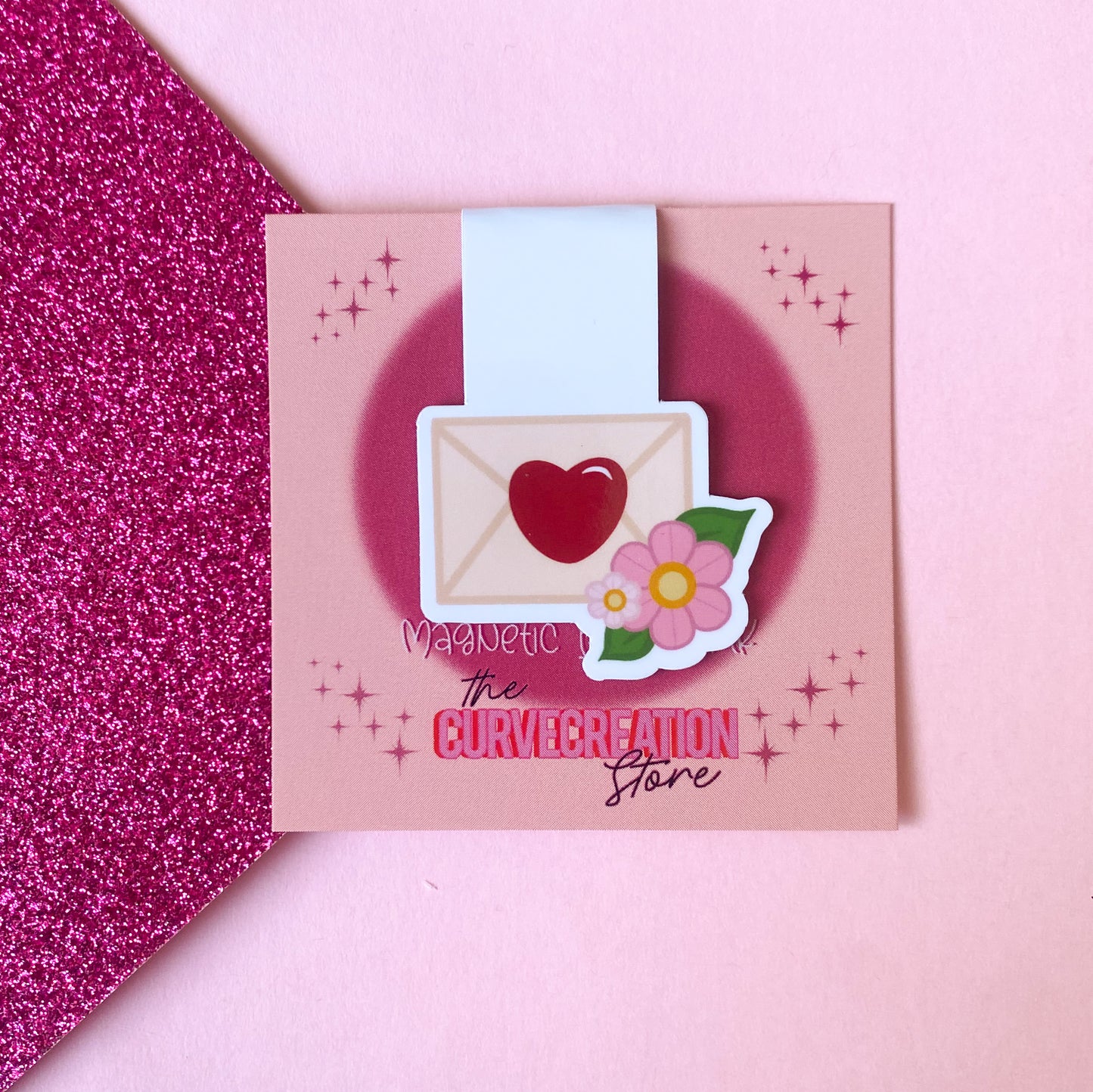 Loves Letter magnetic bookmark