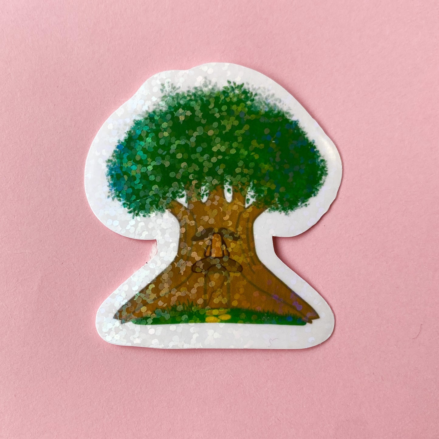 Wise Forest Tree Sprout Sticker