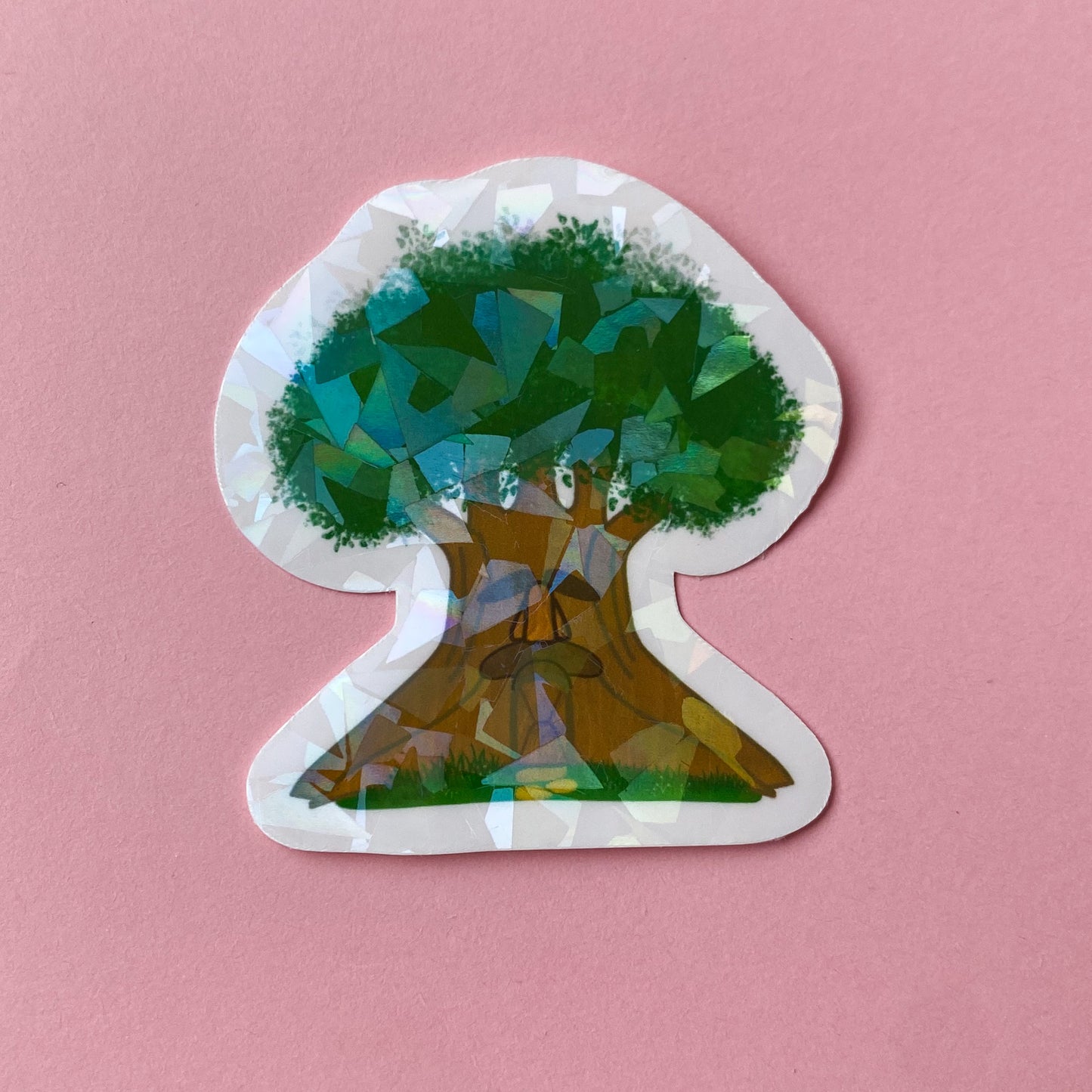 Wise Forest Tree Sprout Sticker