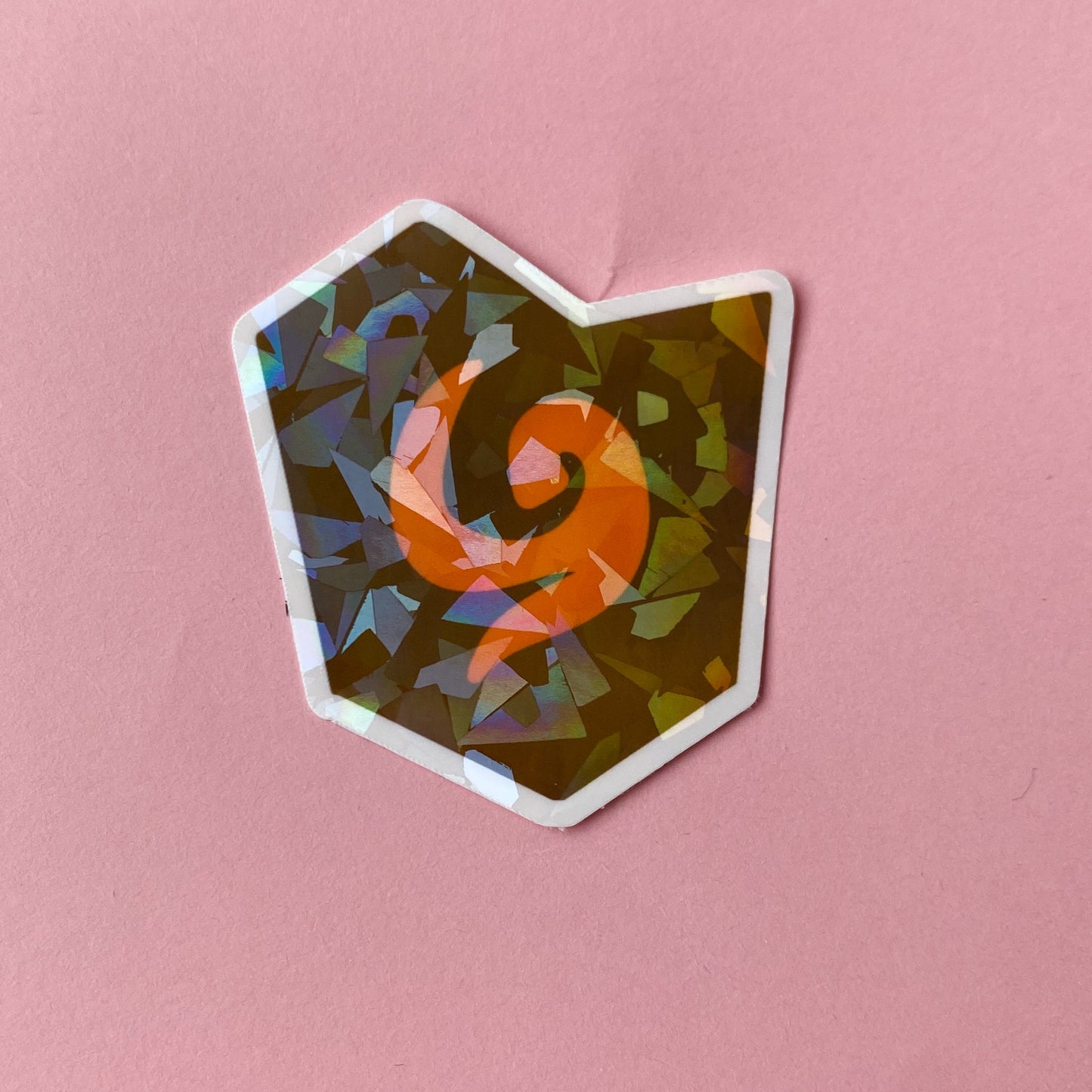 Wooden Forest Shield Sticker