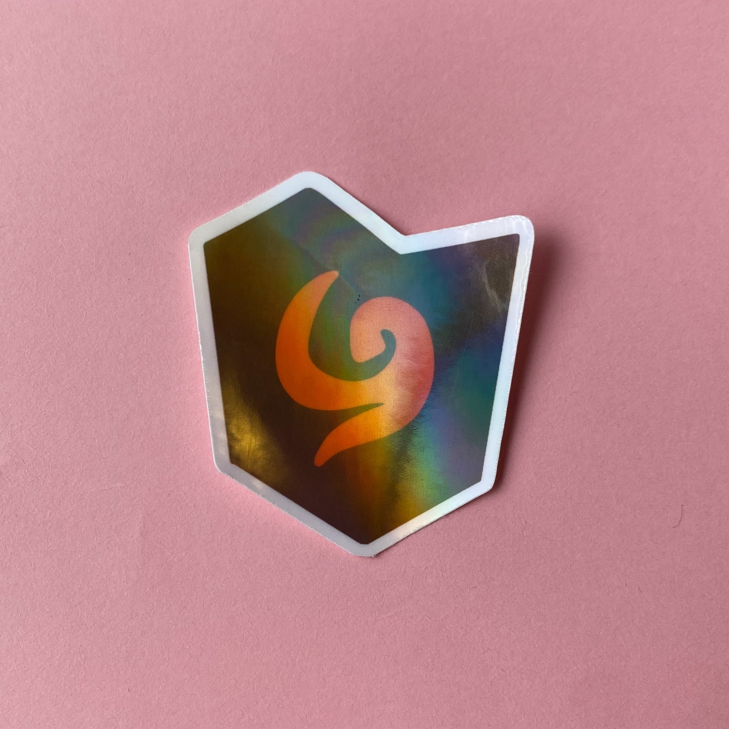 Wooden Forest Shield Sticker