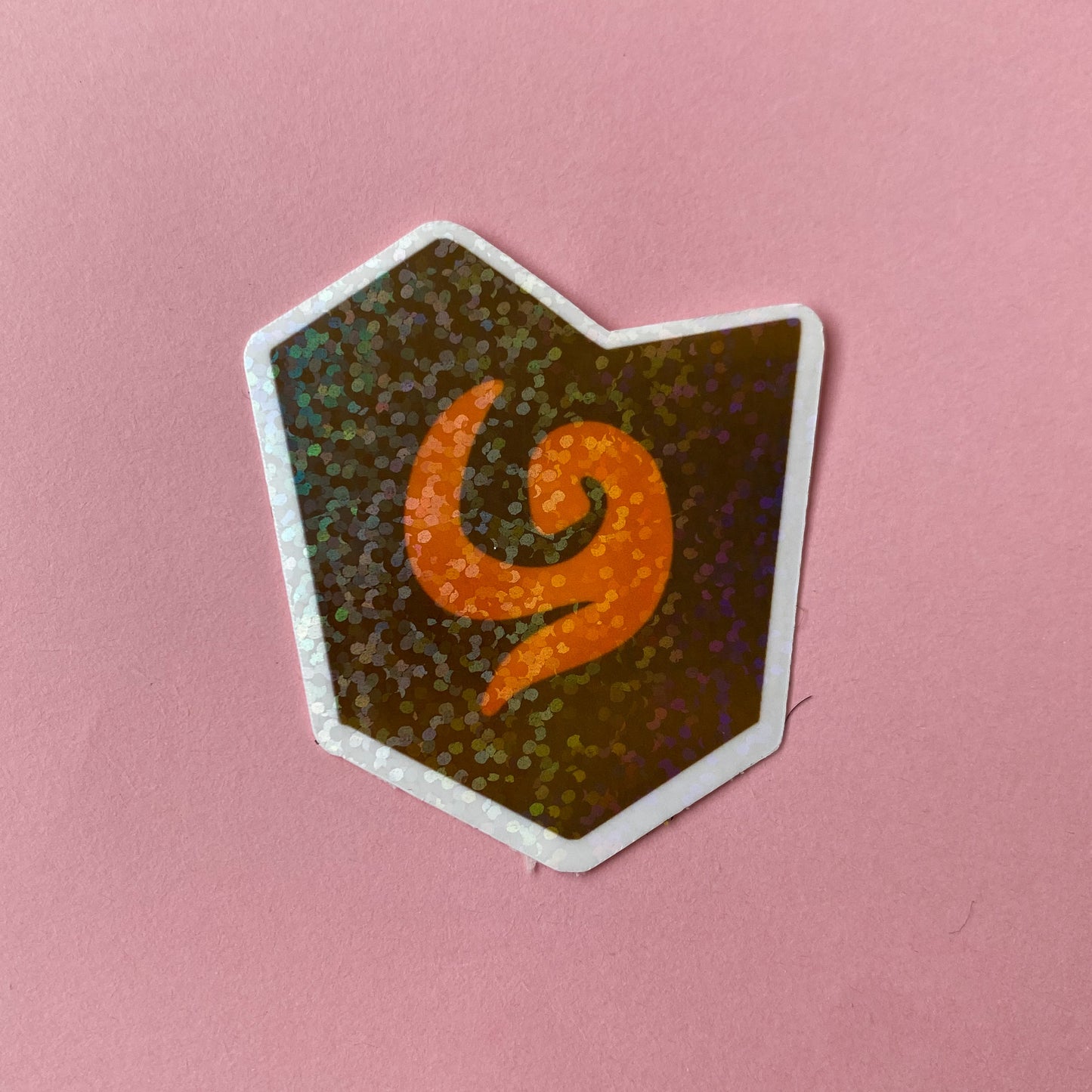 Wooden Forest Shield Sticker
