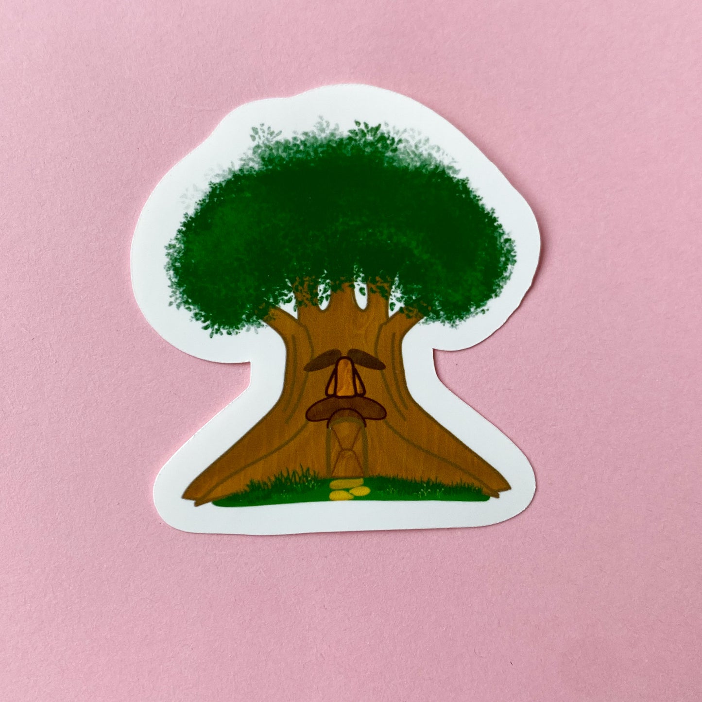 Wise Forest Tree Sprout Sticker