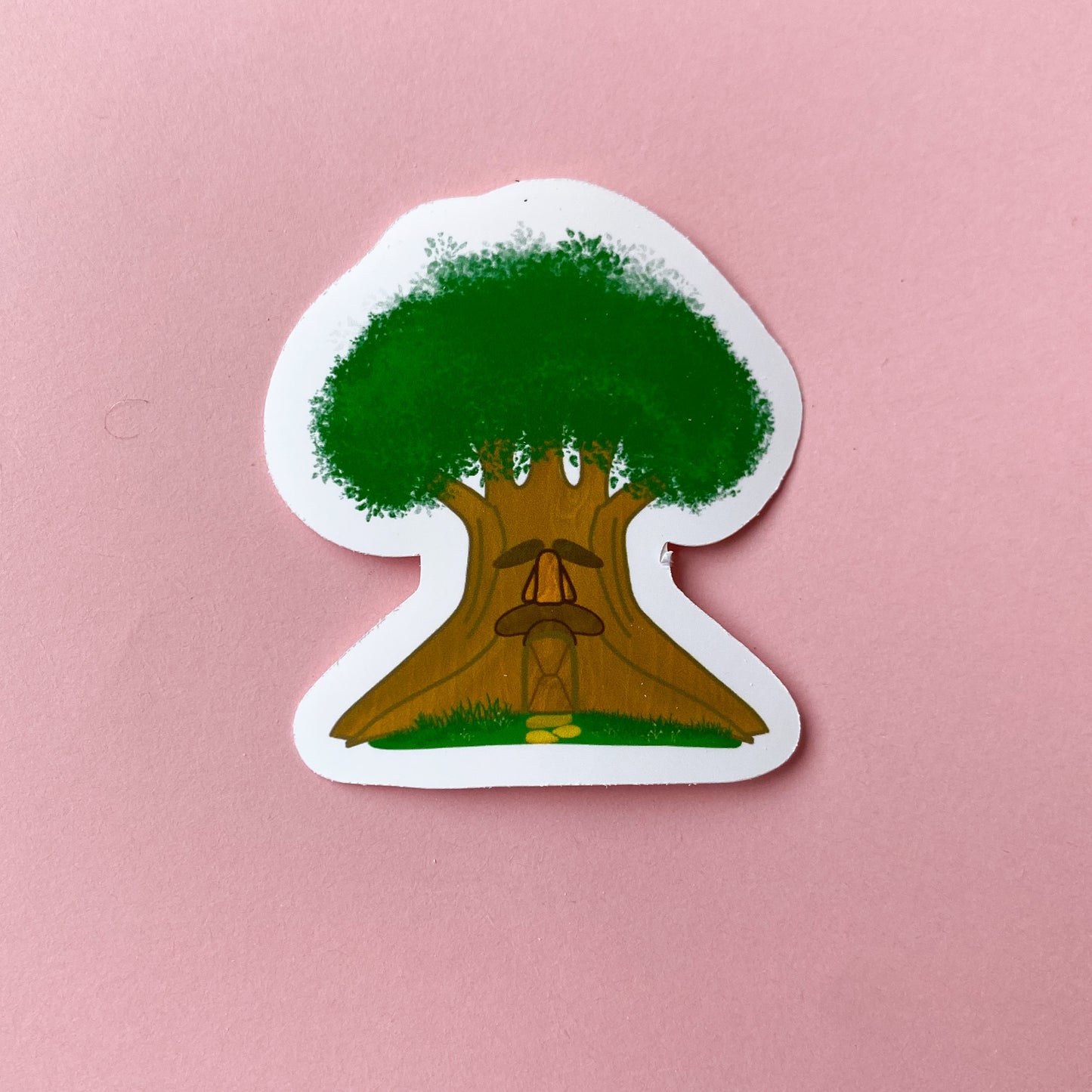 Wise Forest Tree Sprout Sticker