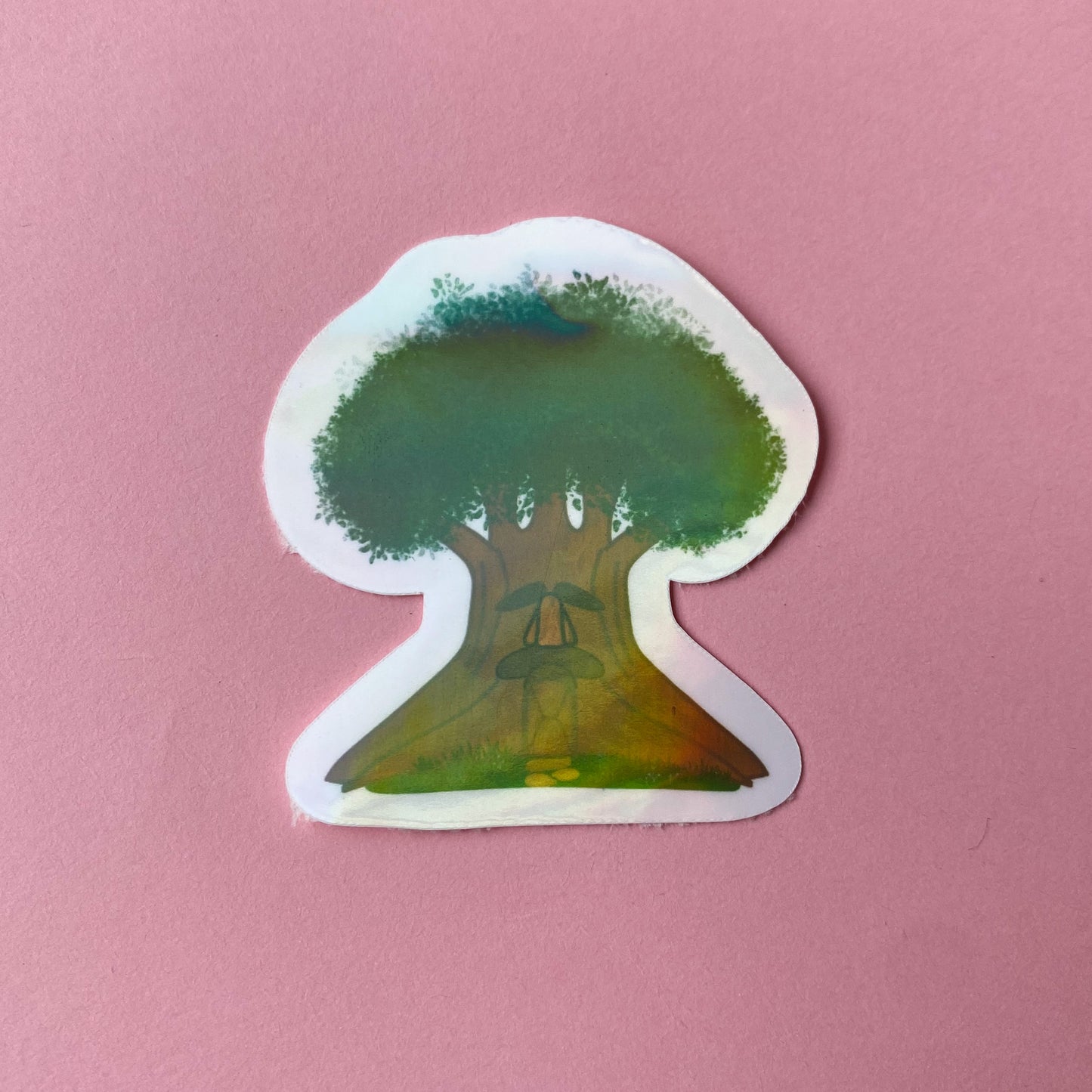 Wise Forest Tree Sprout Sticker