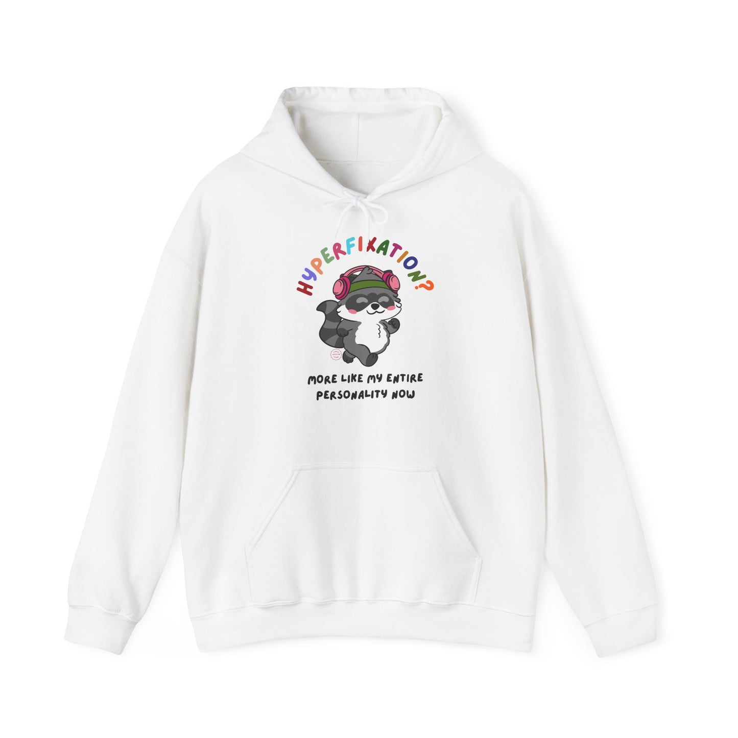 Hyperfixation Walking Raccoon Hoodie - Multiple Colours