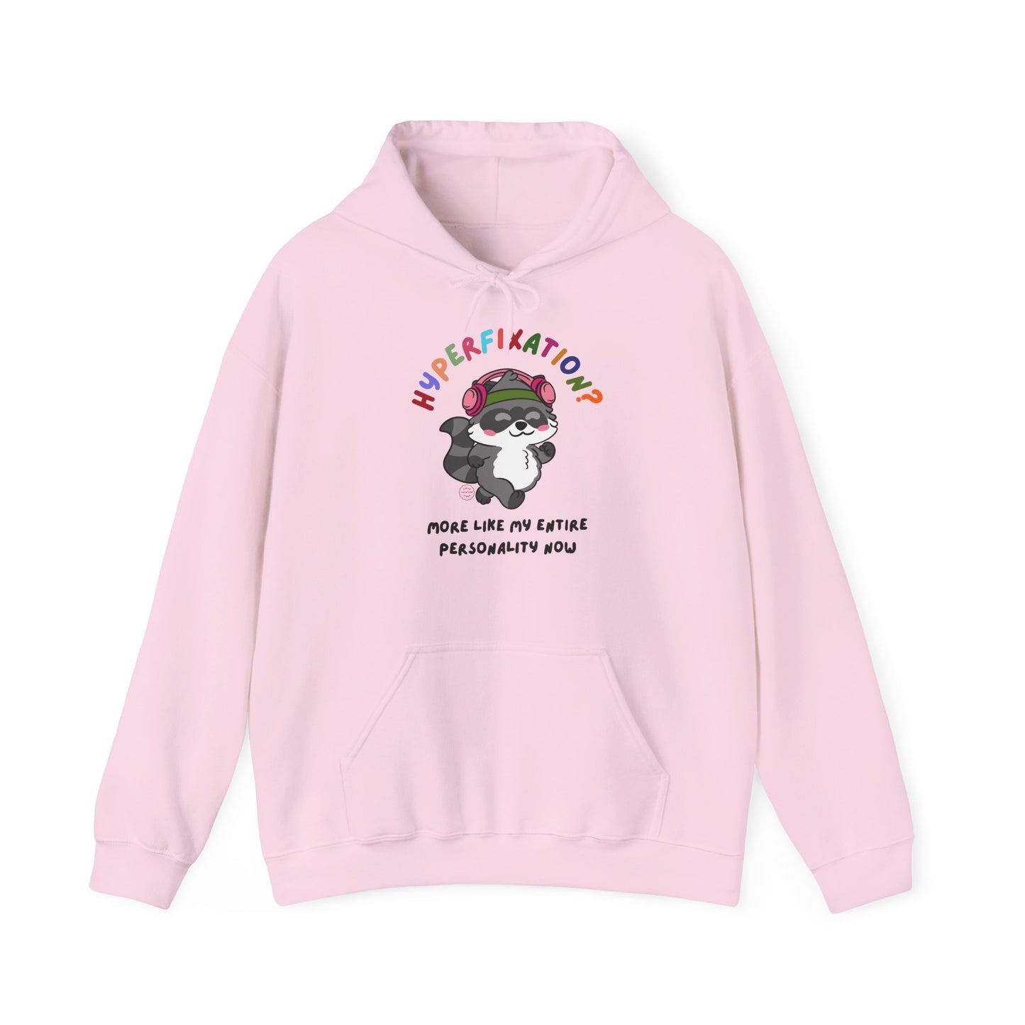 Hyperfixation Walking Raccoon Hoodie - Multiple Colours
