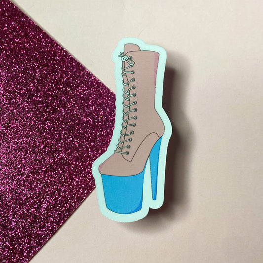 LGBTQ+ Transgender Pole Dancing Boot sticker | Bullet Journal, Scrapbook Sticker, Planner Stickers