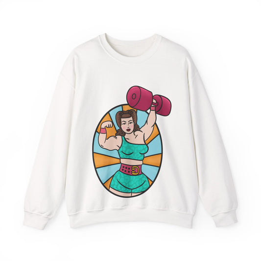 Pinup Strongwoman Unisex Heavy Blend™ Crewneck Sweatshirt