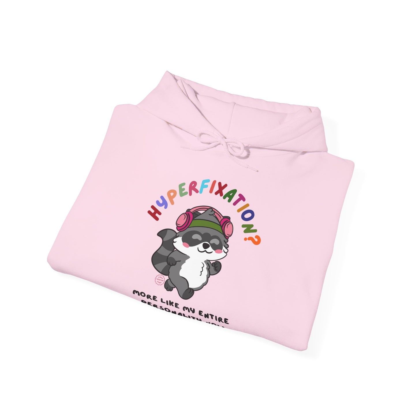 Hyperfixation Walking Raccoon Hoodie - Multiple Colours