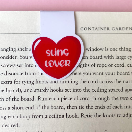 Sling Lover magnetic bookmark