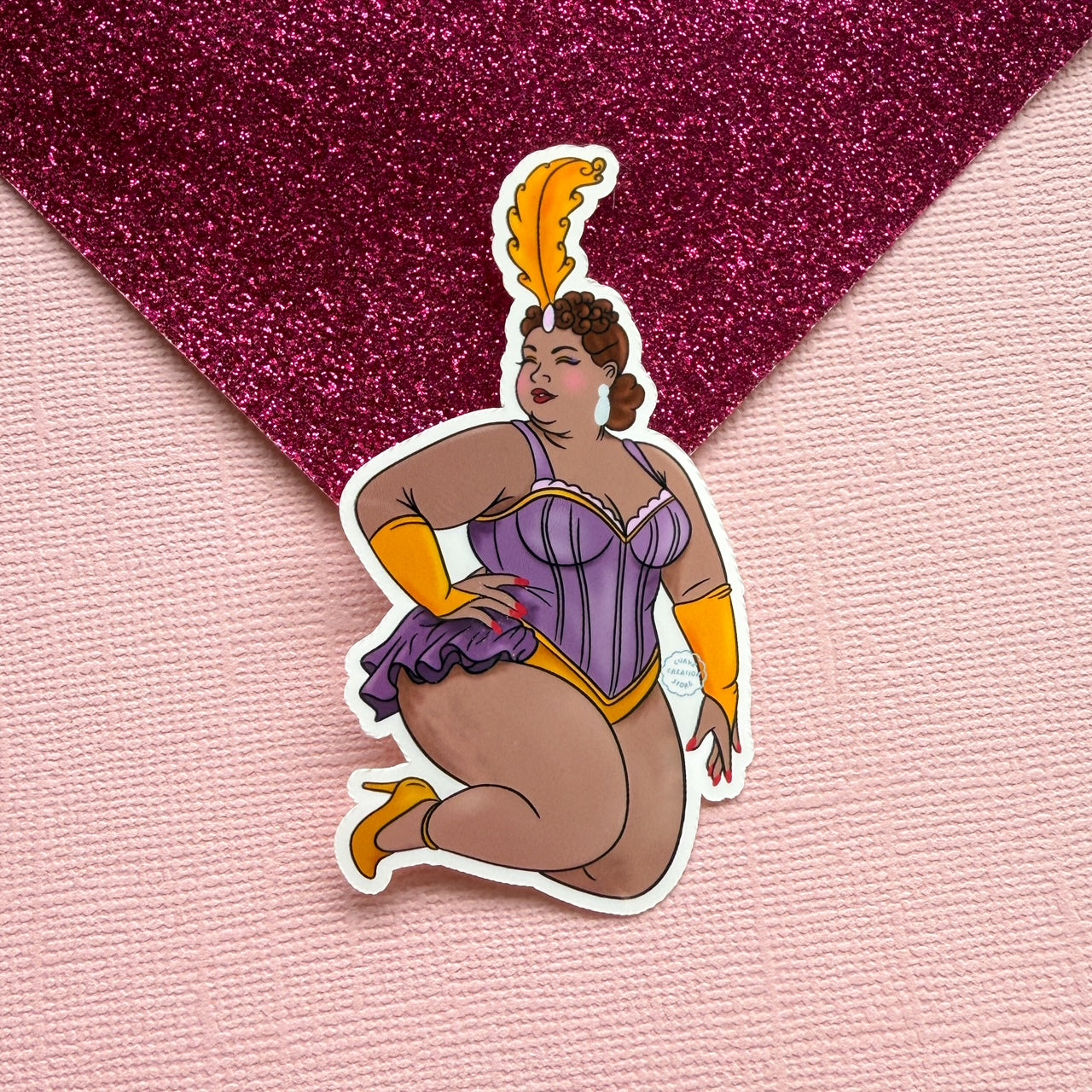 Marina Moon Burlesque Sticker