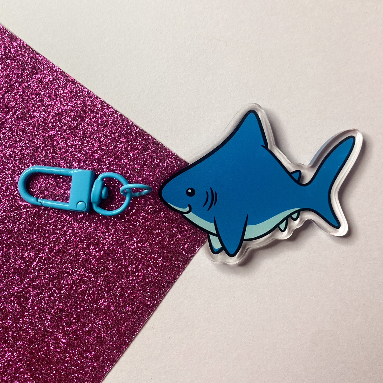 Bull Shark Acrylic Keychain