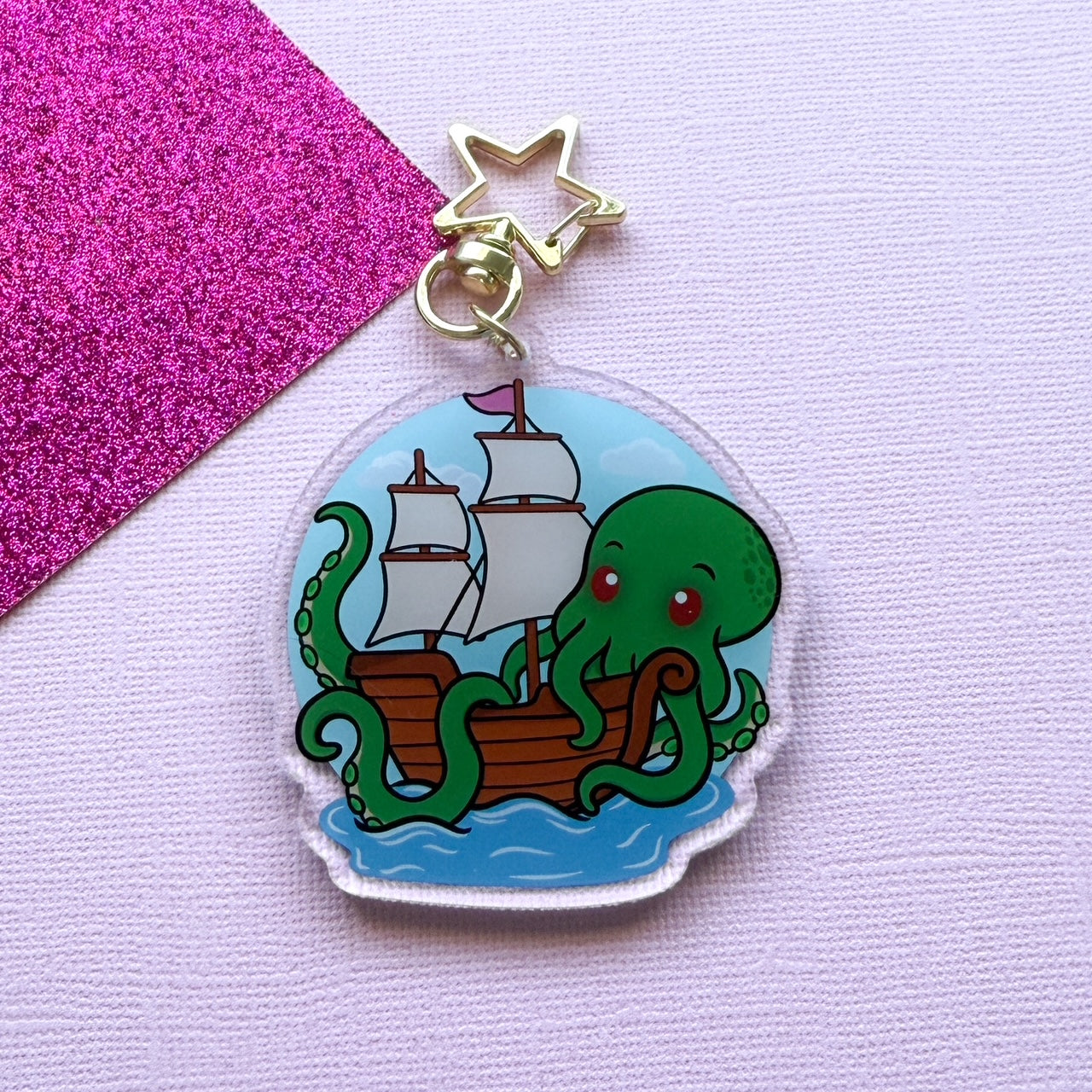 The Kraken Acrylic Keychain