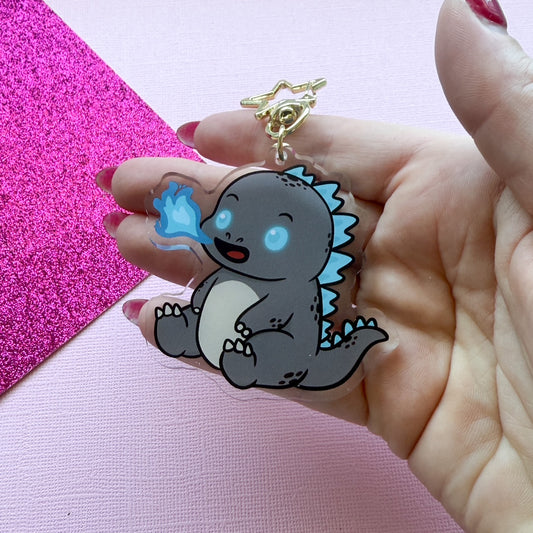Godzilla Acrylic Keychain