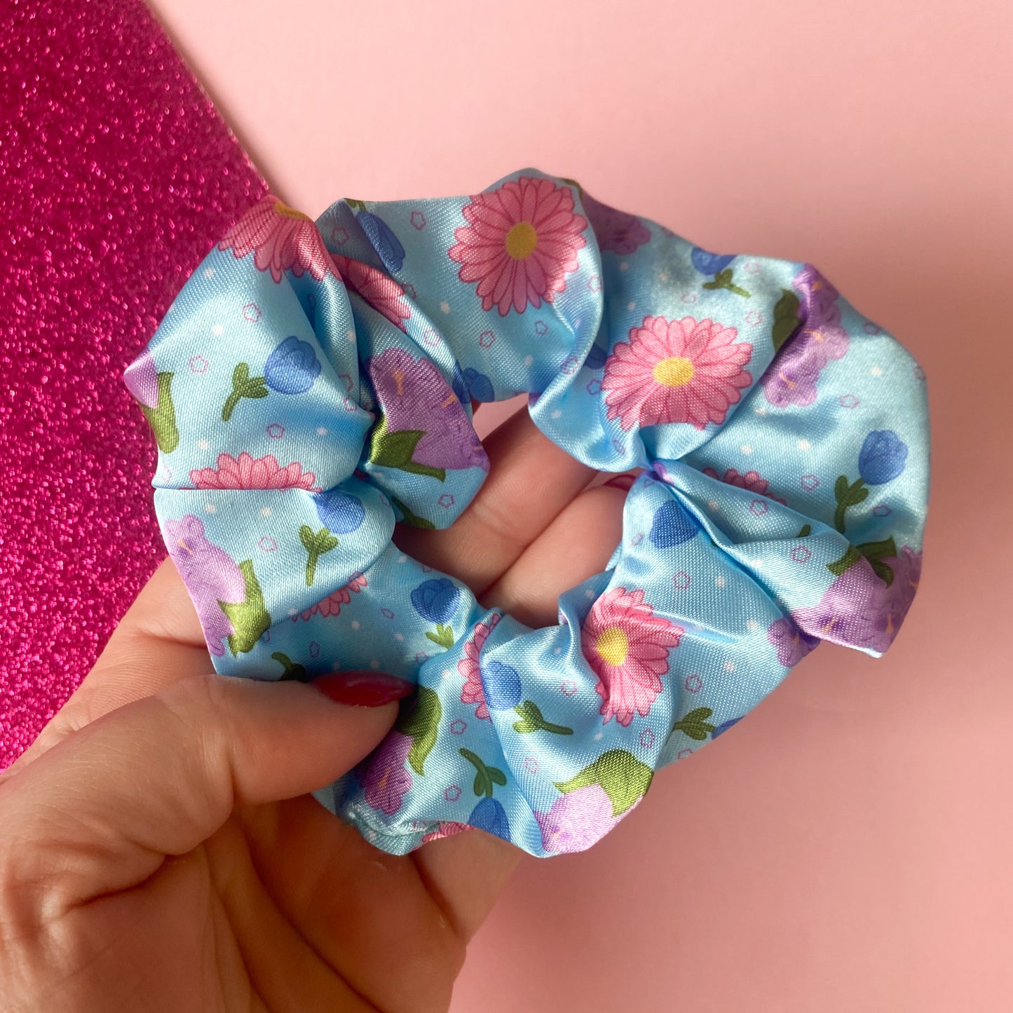 Garden Flowers Scrunchie