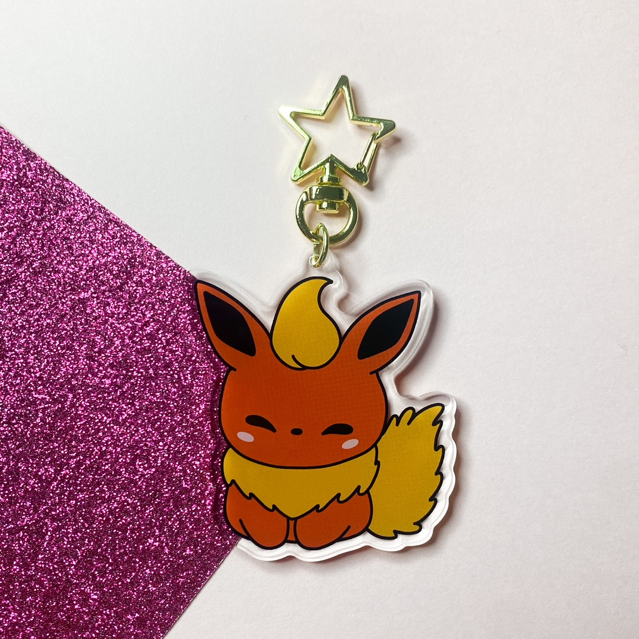 Chibi Anime Fox Keychain | All evolutions