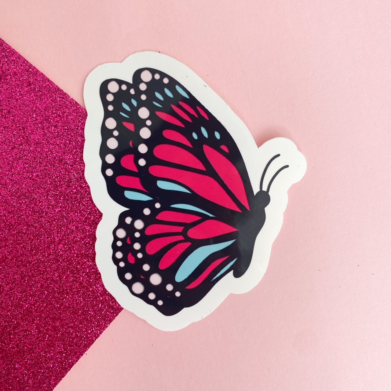 Butterfly Bug Sticker | Bullet Journal, Scrapbook Sticker, Planner Stickers, Positive Quotes