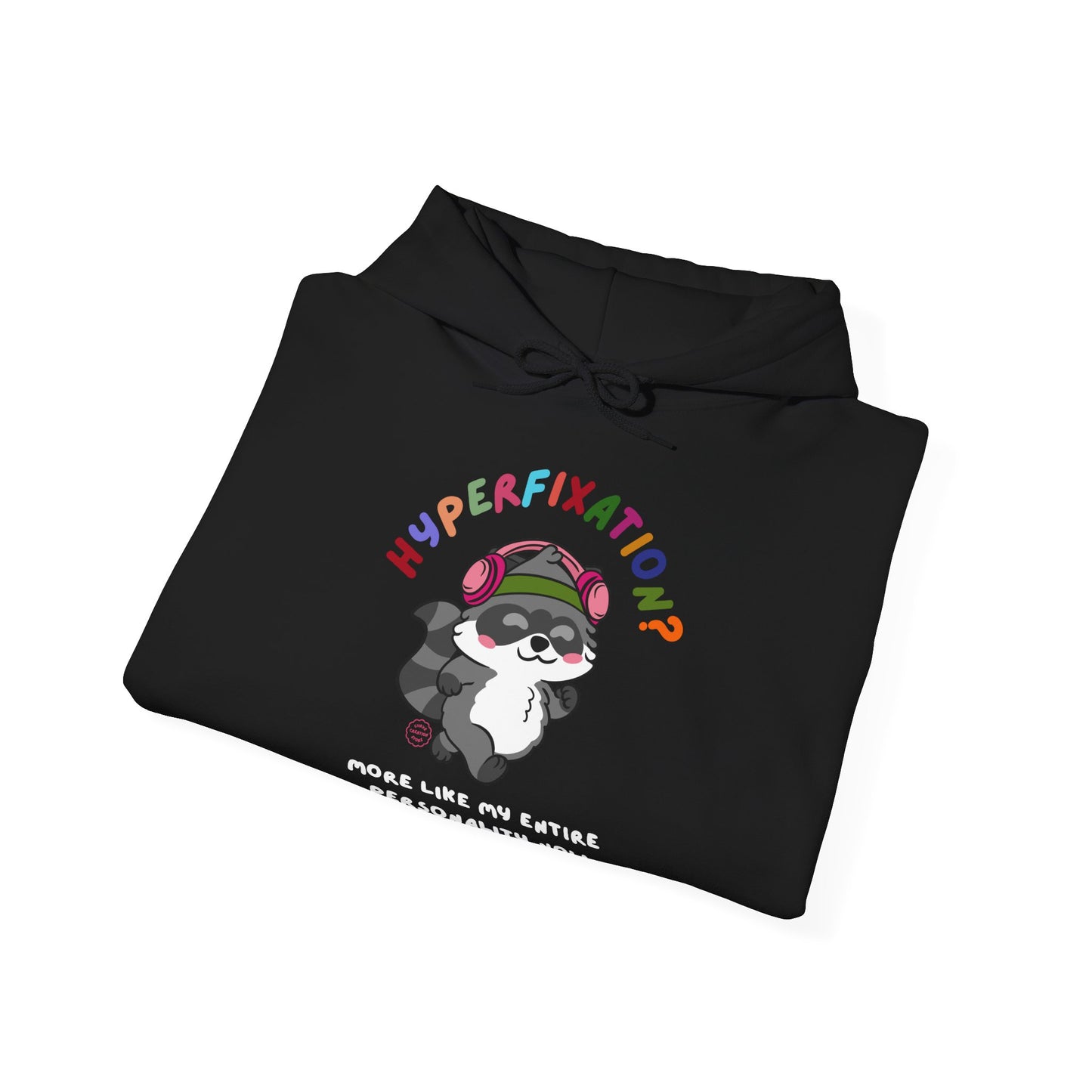 Hyperfixation Walking Raccoon Hoodie - Multiple Colours