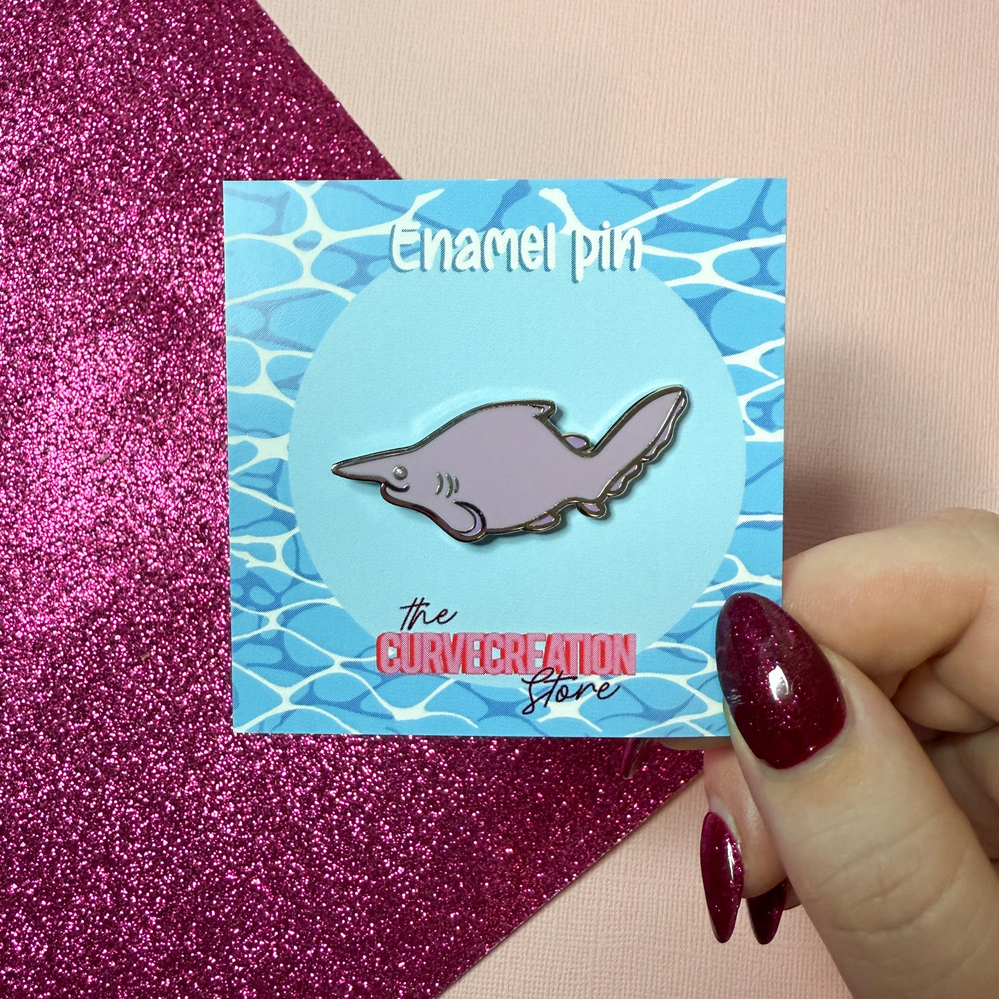 Goblin Shark Enamel Pin
