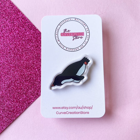 Penguin Acrylic Pin