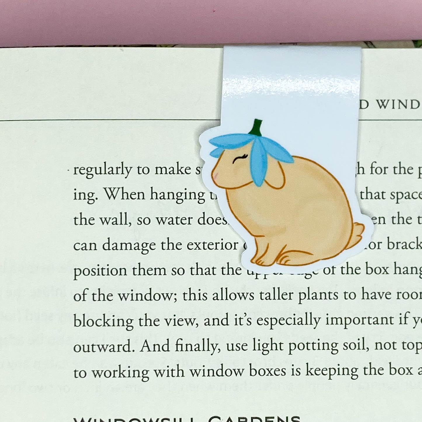 Beatrice the Bunny Magnetic Bookmark