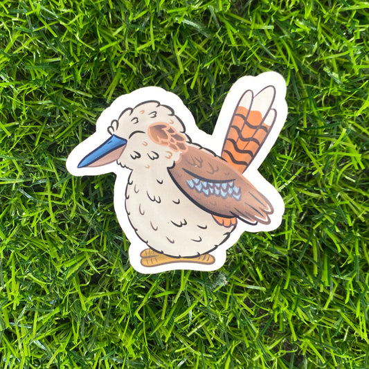 Chunky Kookaburra Aussie Birds Sticker | Bullet Journal, Scrapbook Sticker, Planner Stickers