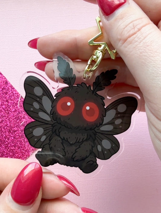 Mothman Acrylic Keychain