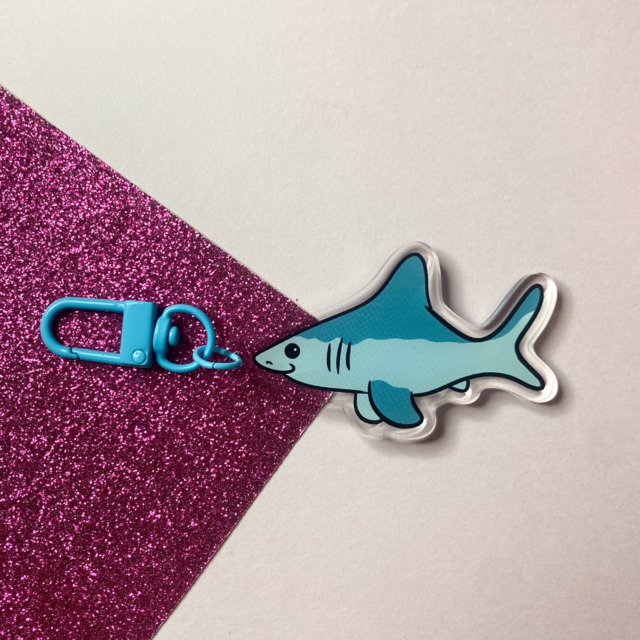 Mako Shark Acrylic Keychain