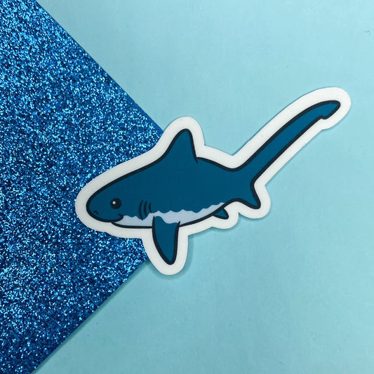 Thresher Shark Sticker | Bullet Journal, Scrapbook Sticker, Planner Stickers